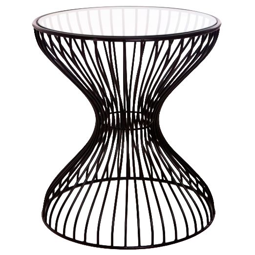 Content by Conran Curved Wire Side Table, Black at John Lewis