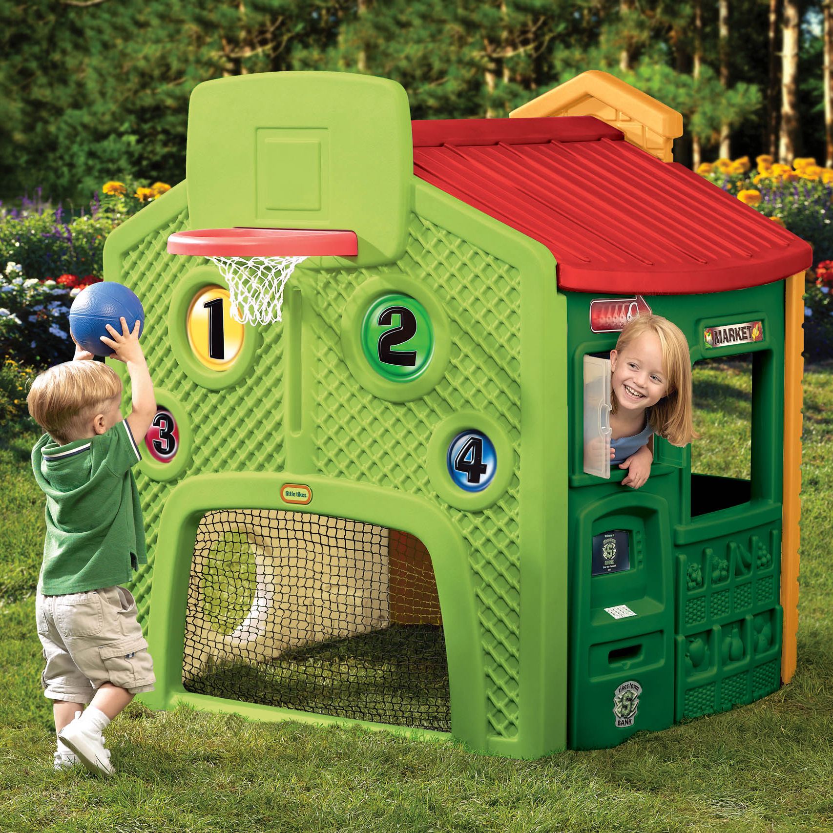 Little Tikes Town Play House Evergreen at John Lewis
