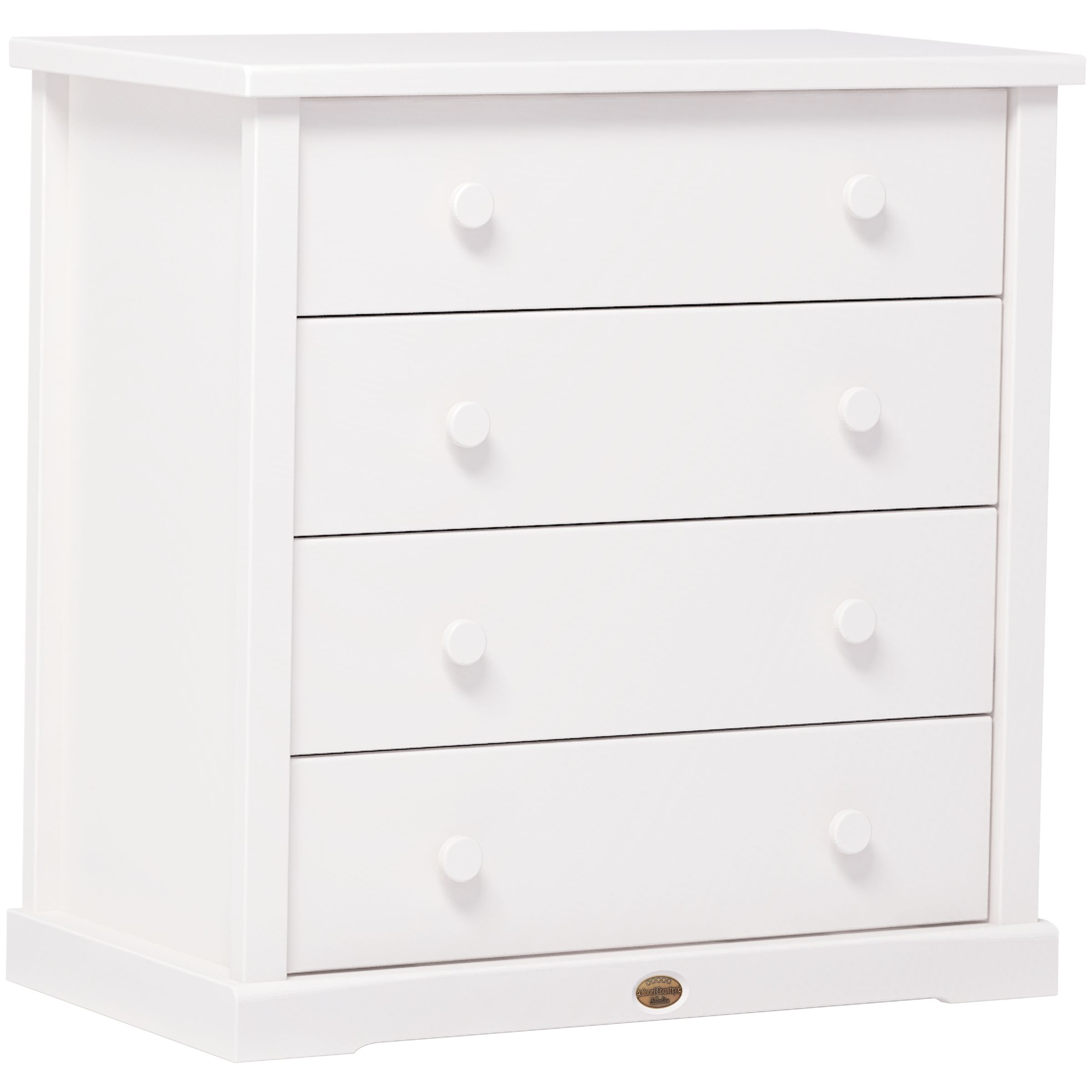 Boori 4 Drawer Chest, White at John Lewis