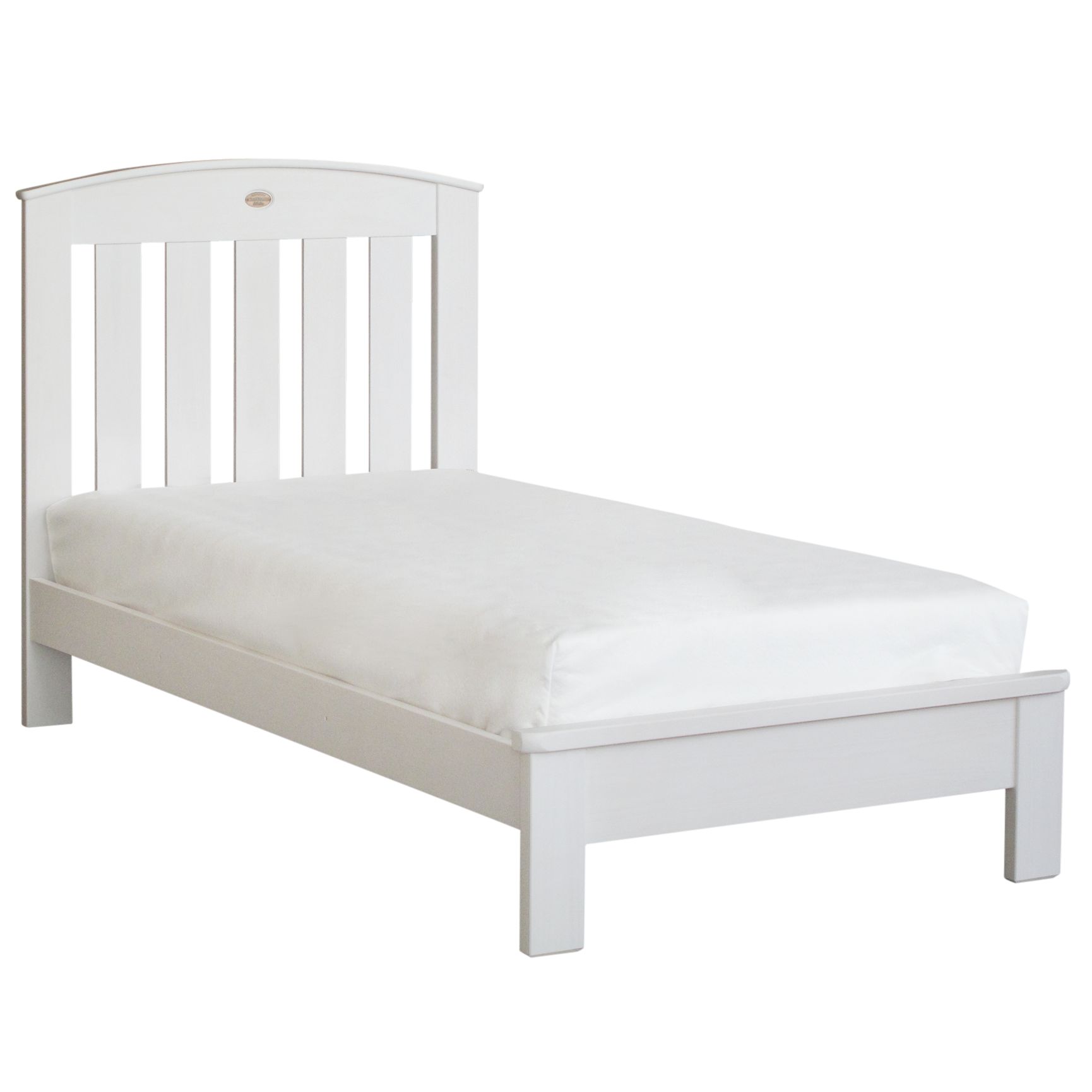 Classic Single Bedstead, Soft White