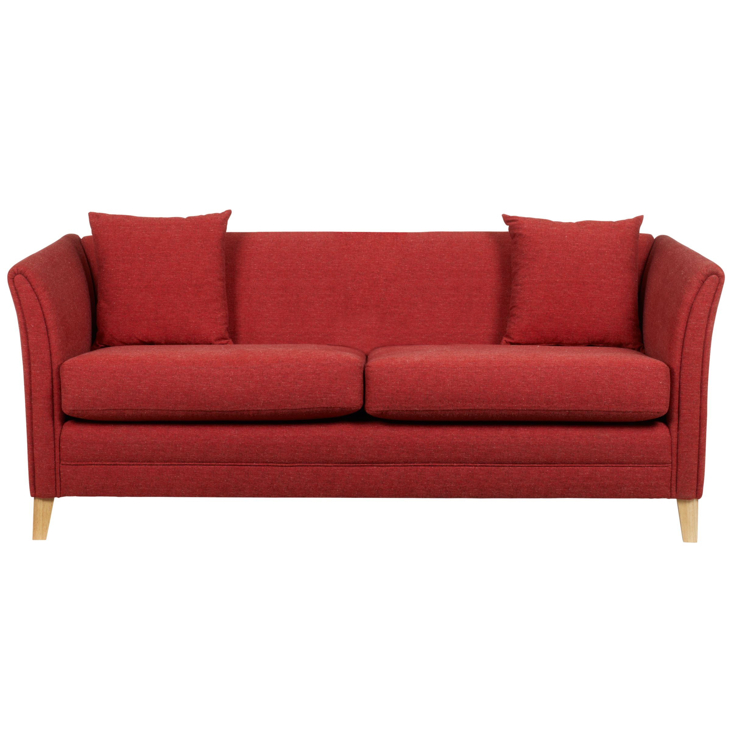 John Lewis Maja Medium Sofa, Red at John Lewis