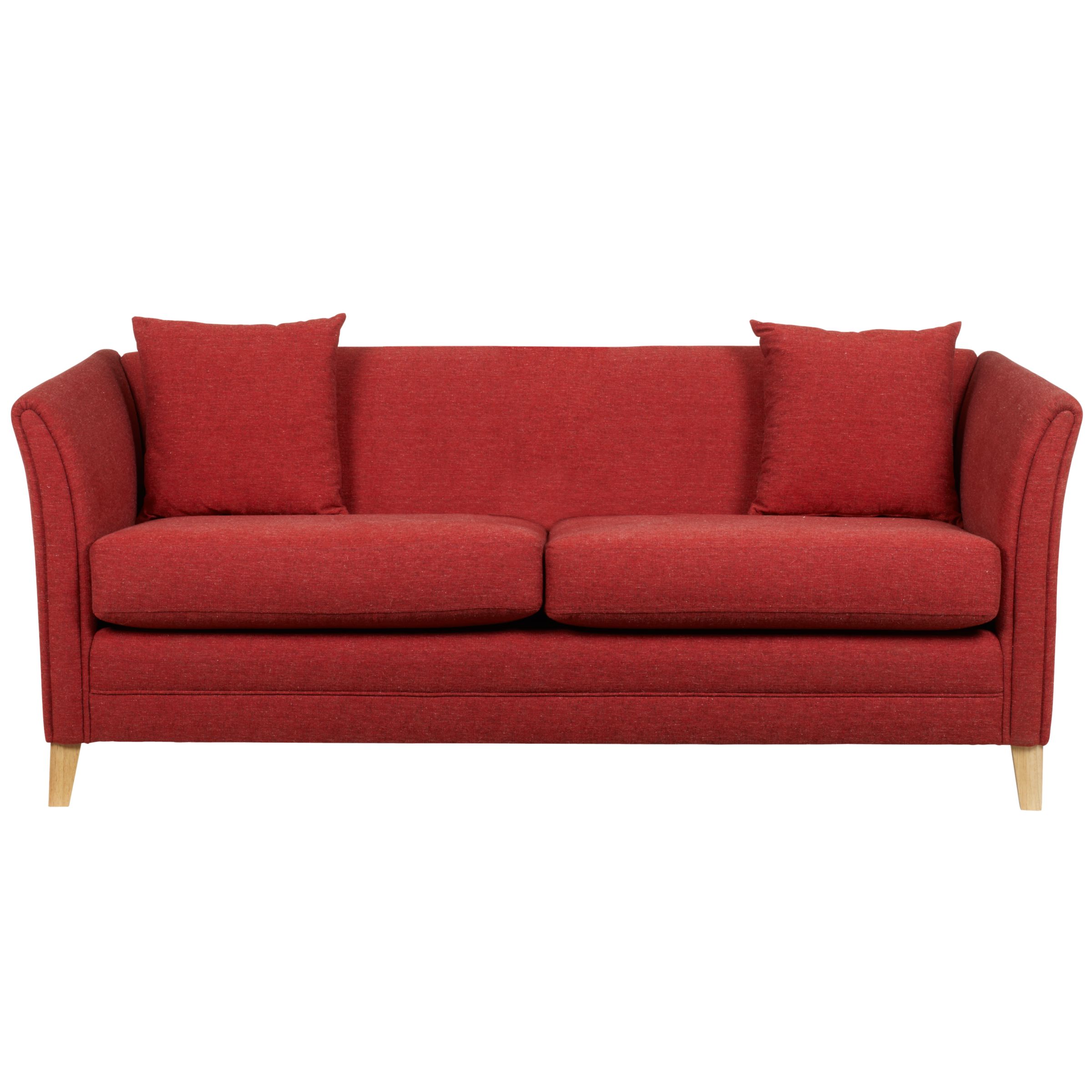 John Lewis Maja Medium Sofa, Red at John Lewis