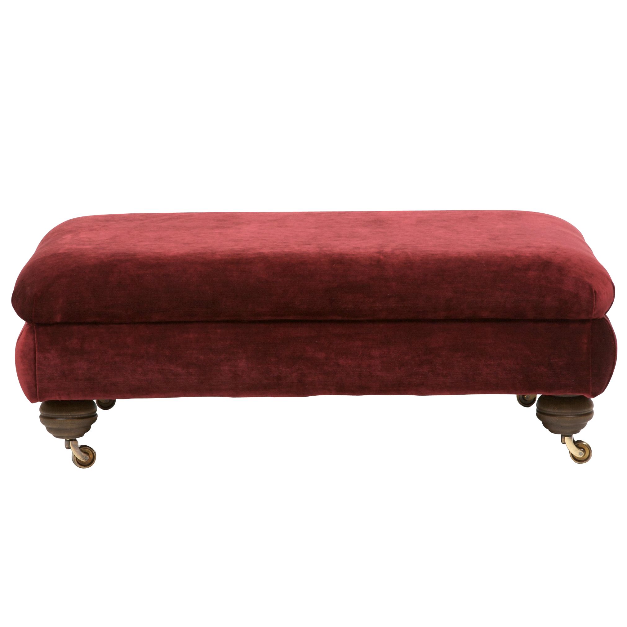 John Lewis Gable Ottoman, Althorpe Cassis at John Lewis