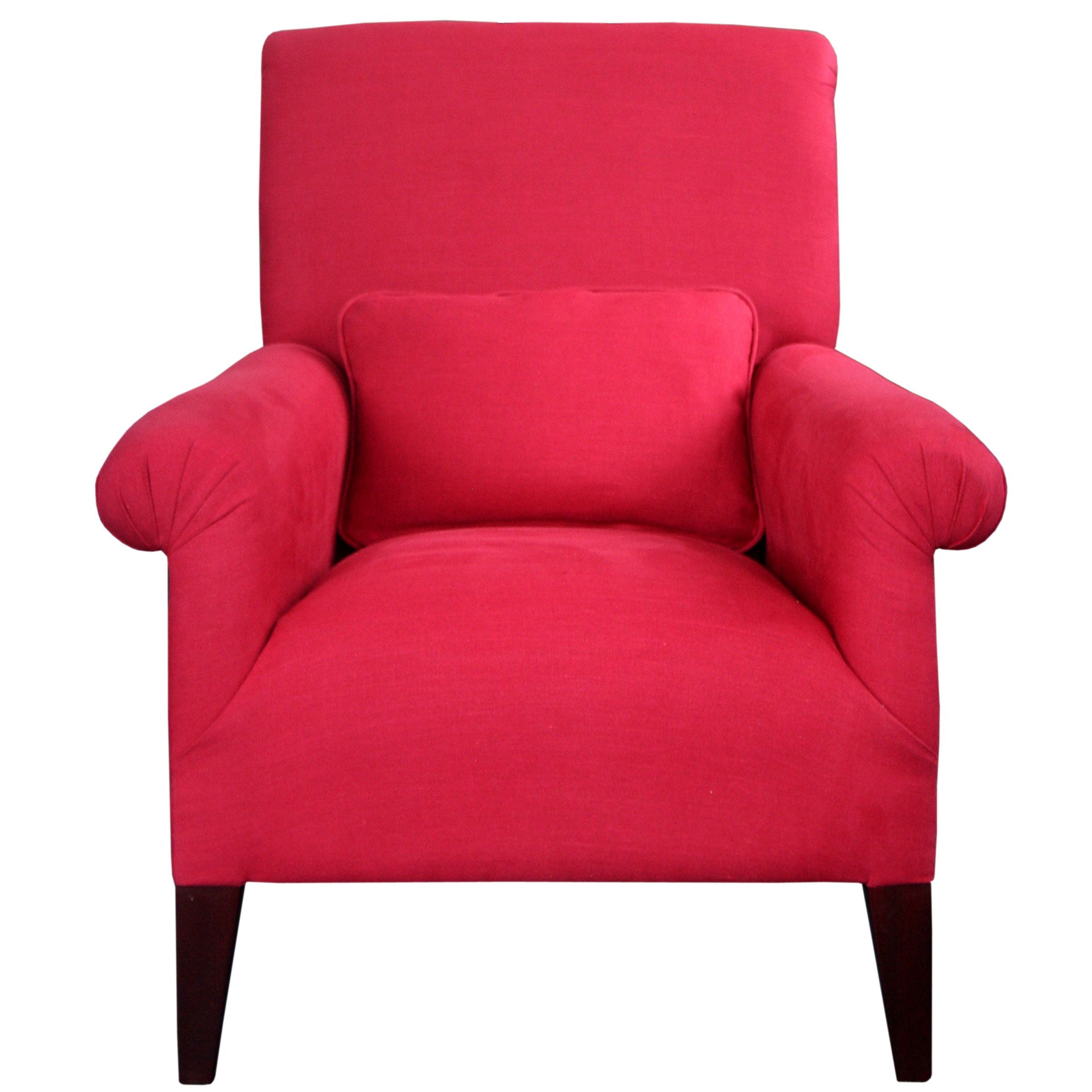 John Lewis Simone Armchair, Red at John Lewis