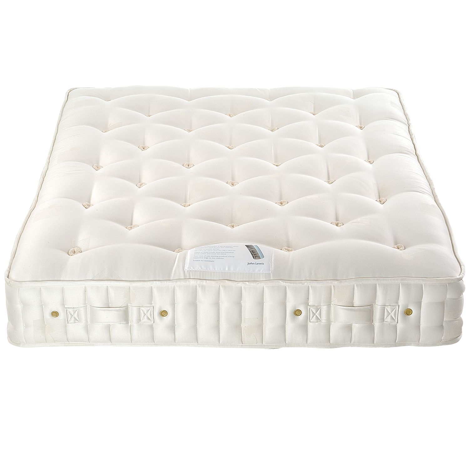 John Lewis Luxury 3 Pocket Mattress, Single at John Lewis