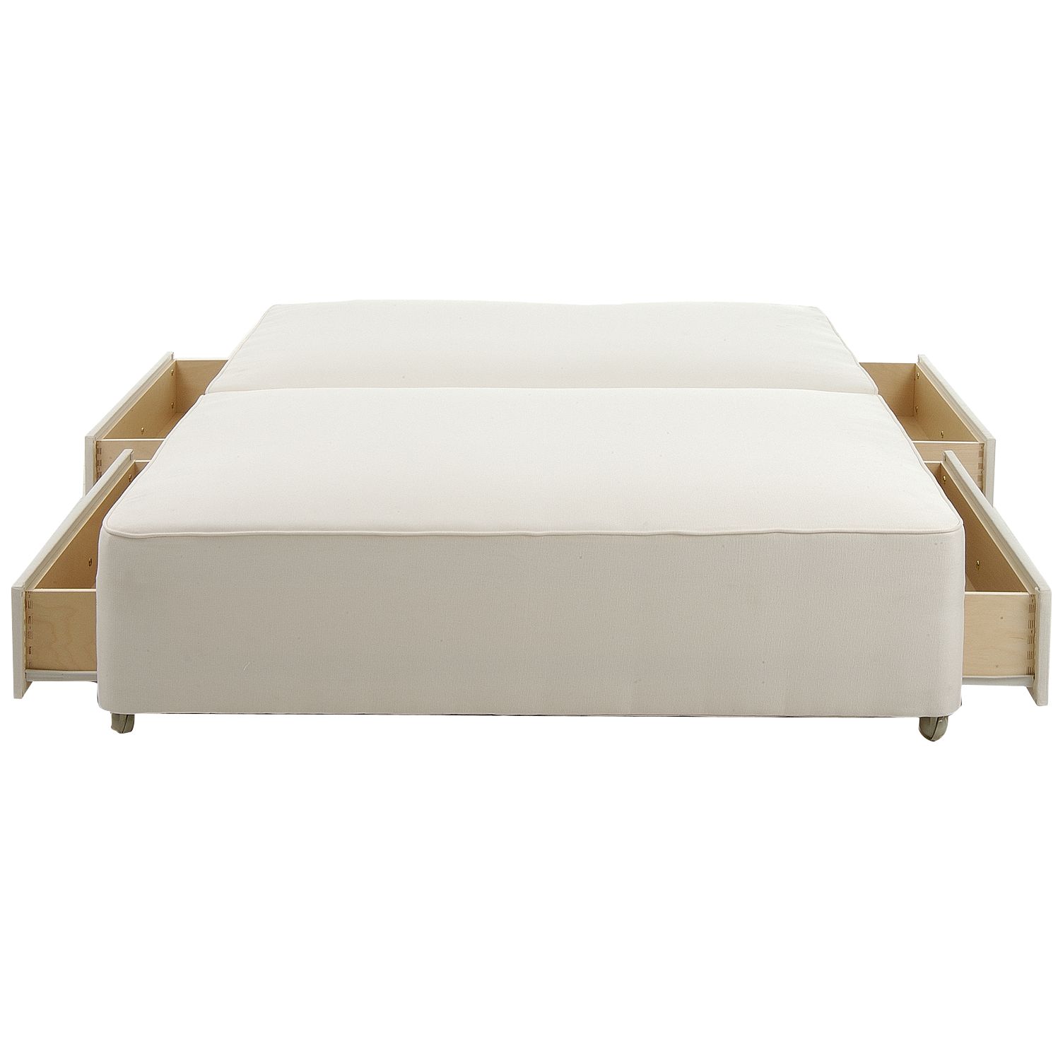 John Lewis True Edge 1000 Drawer Divan Base, Small Double at John Lewis