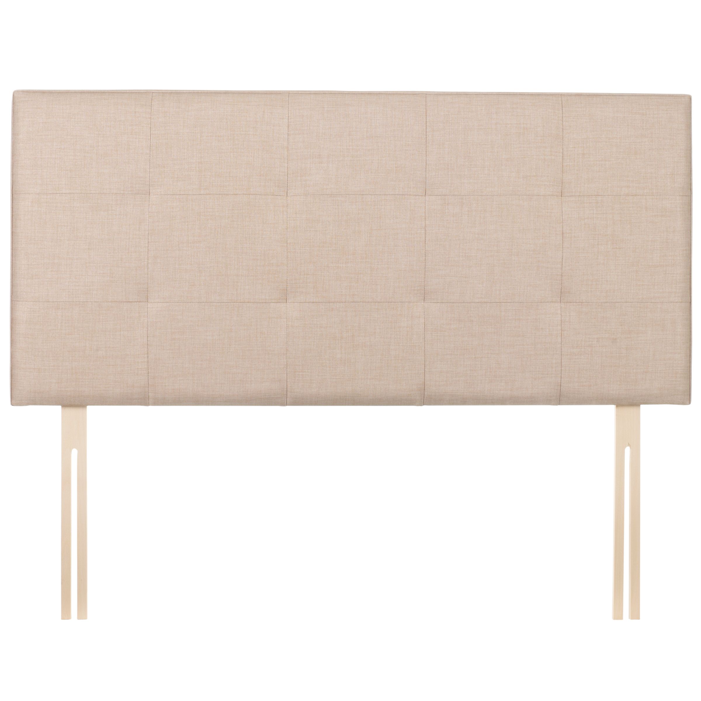 John Lewis Farnham Headboard, Double, Latte