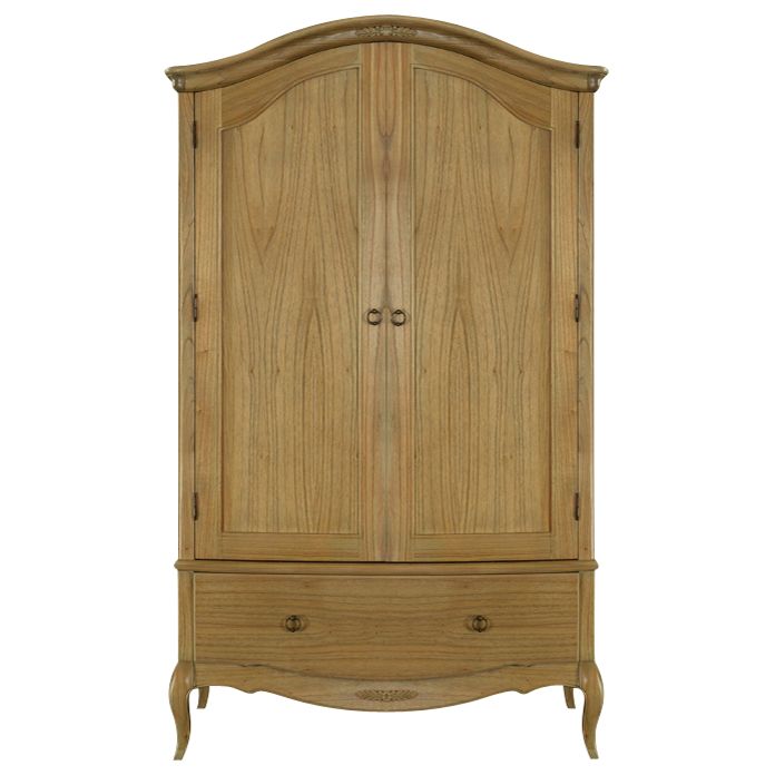 Sophia 2 Door Wardrobe, Natural