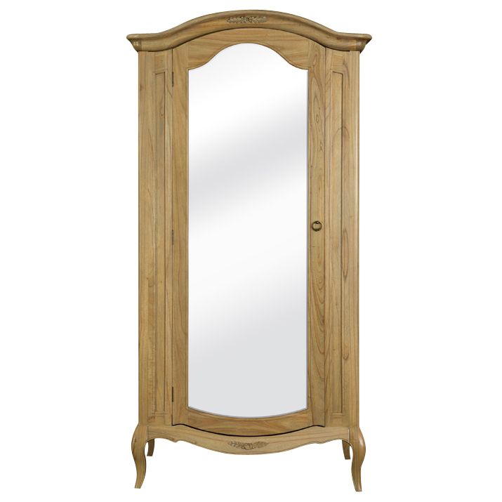 John Lewis Sophia 1 Door Wardrobe, Natural