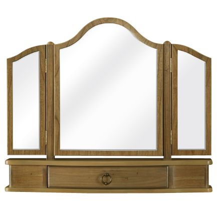 John Lewis Sophia Dressing Table Mirror, Natural at John Lewis