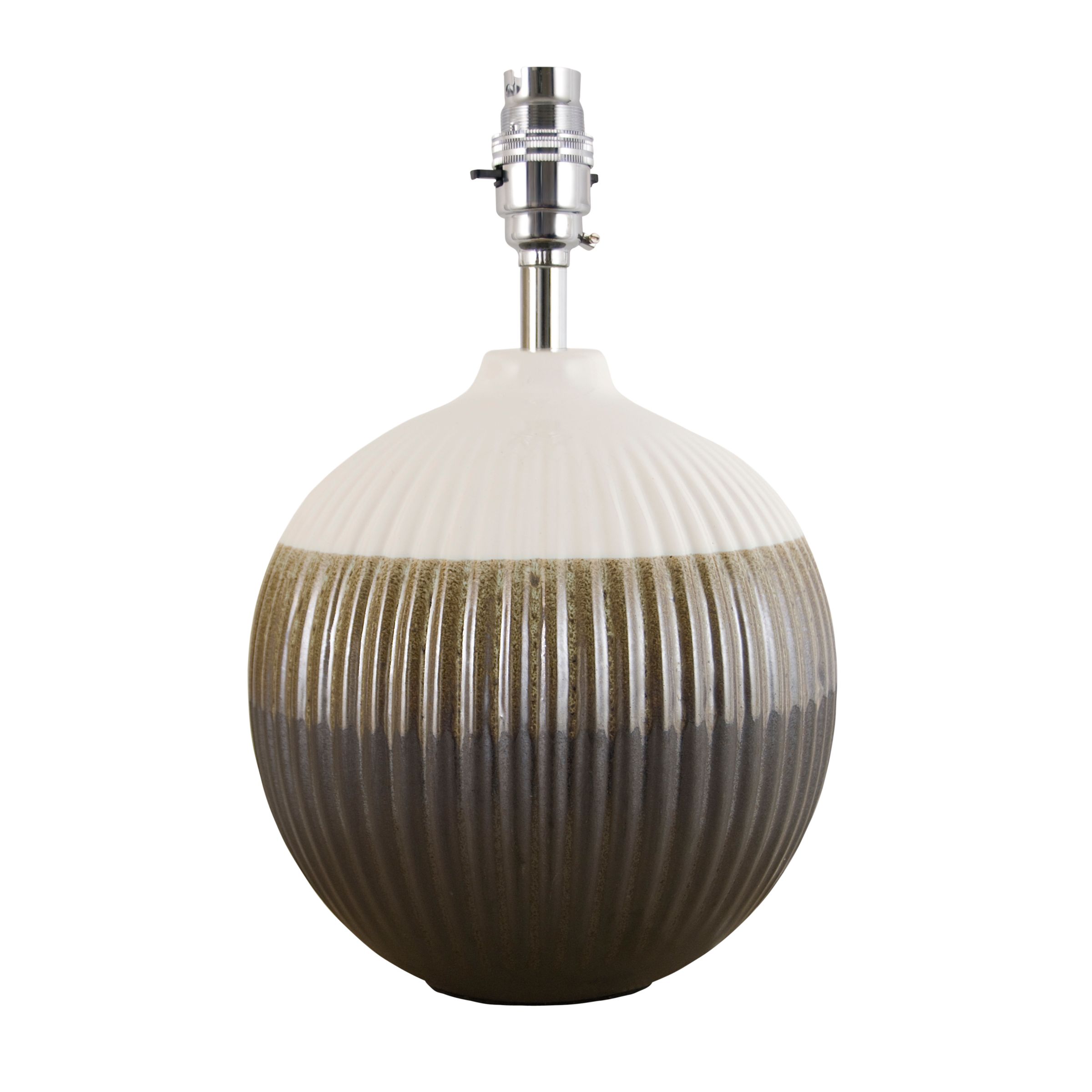 John Lewis Globe Lamp Base, Natural