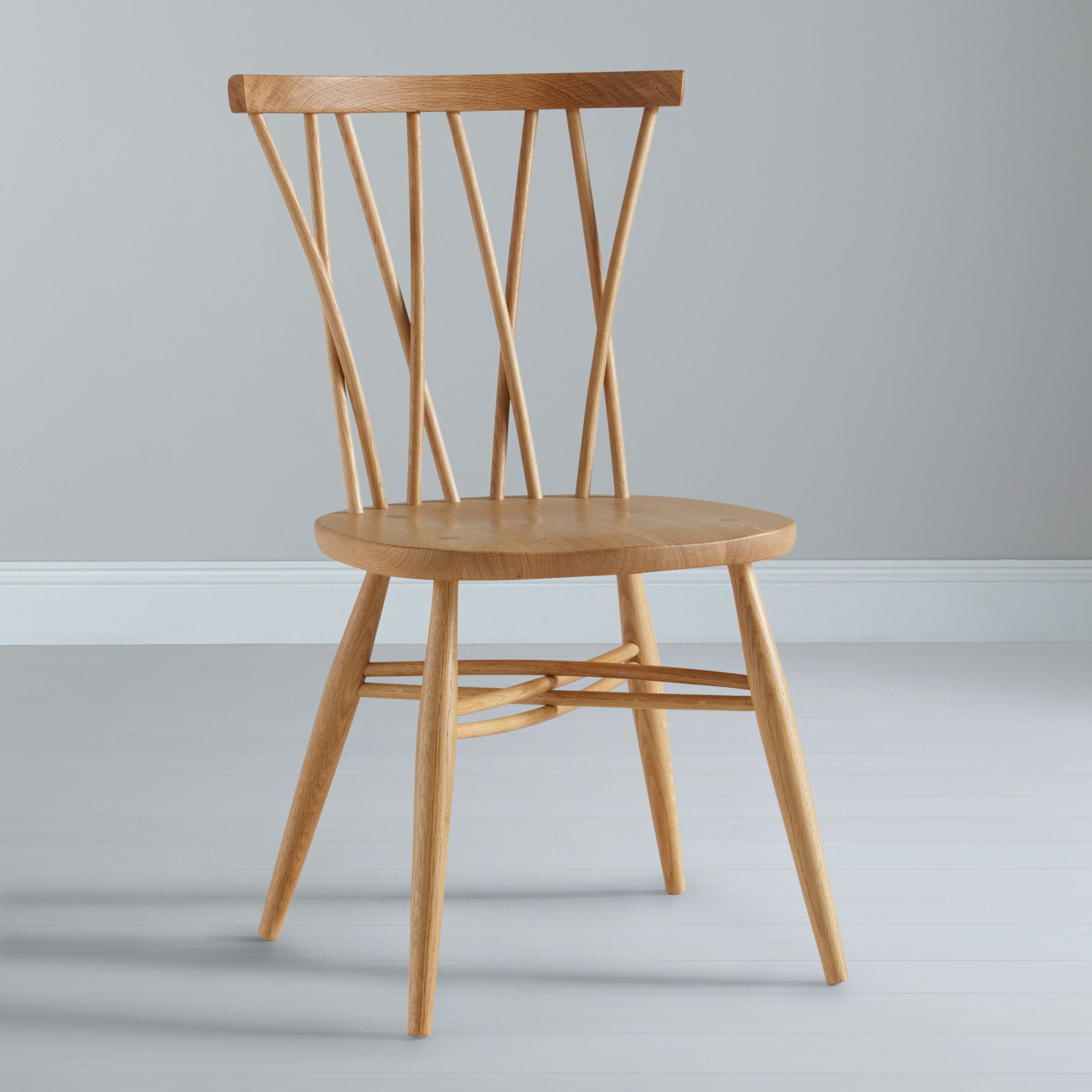 Ercol for John Lewis Chiltern Dining Chair, Natural at John Lewis