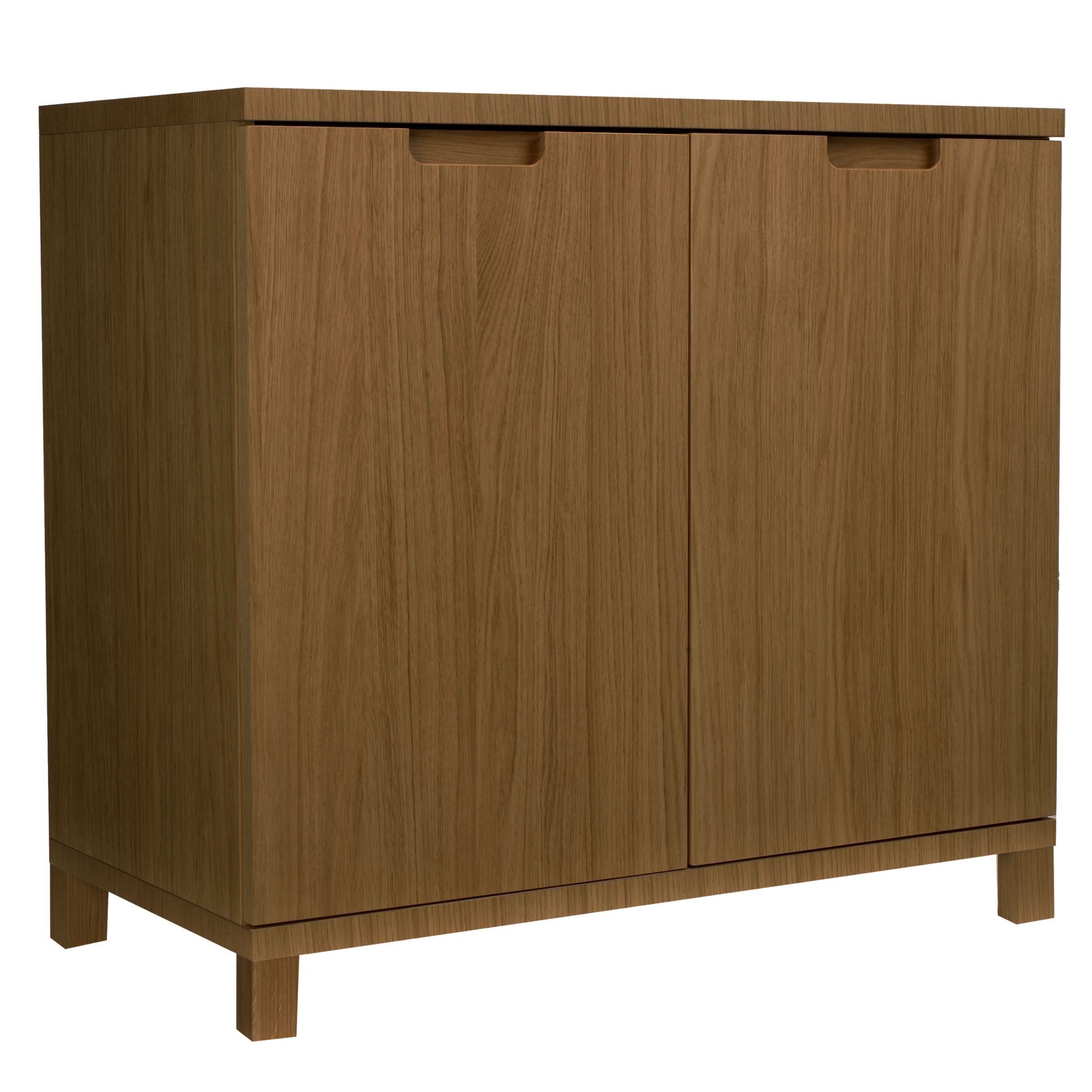 John Lewis Abacus Wide Cupboard, Dark at John Lewis