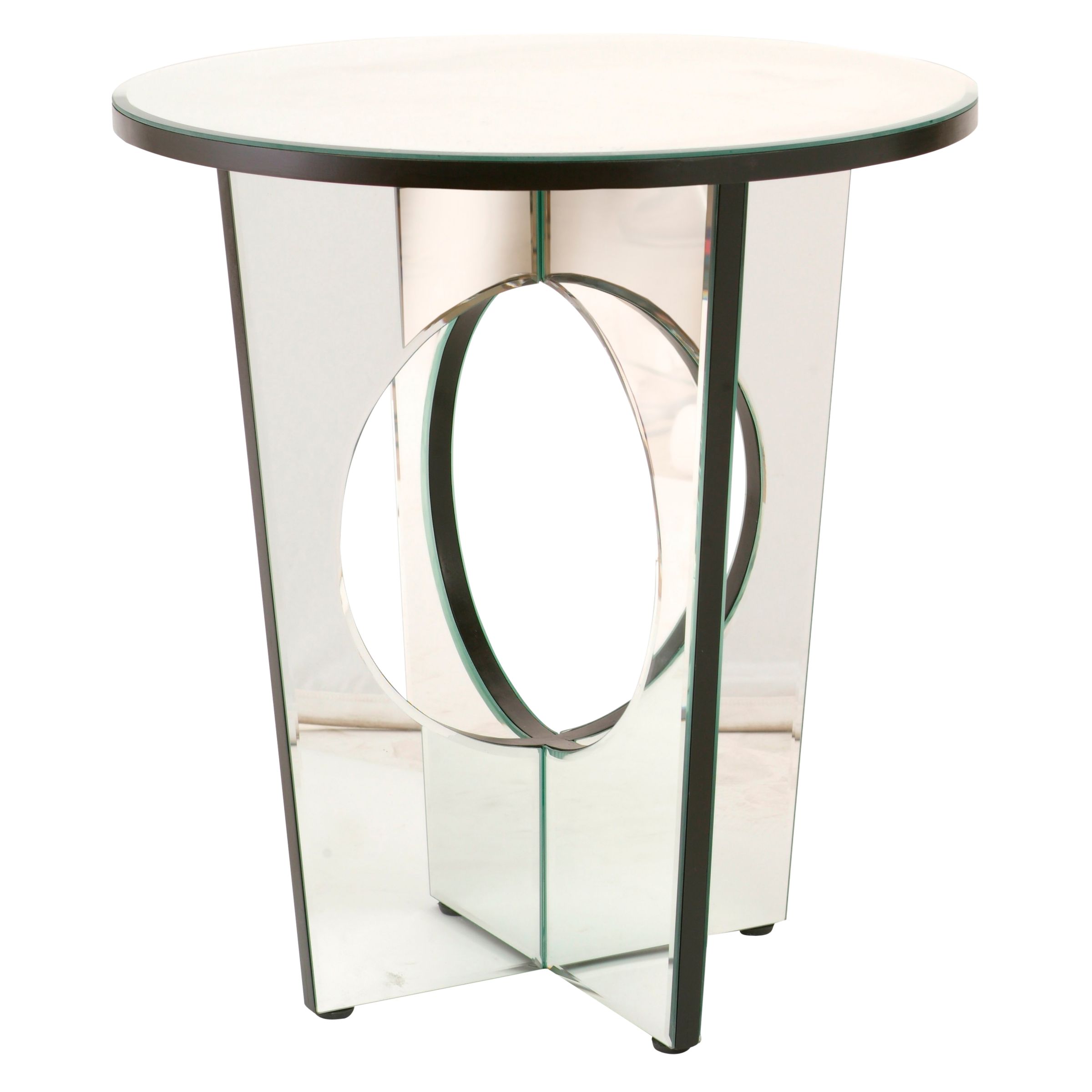 Deco Mirrored Glass Occasional Table at John Lewis