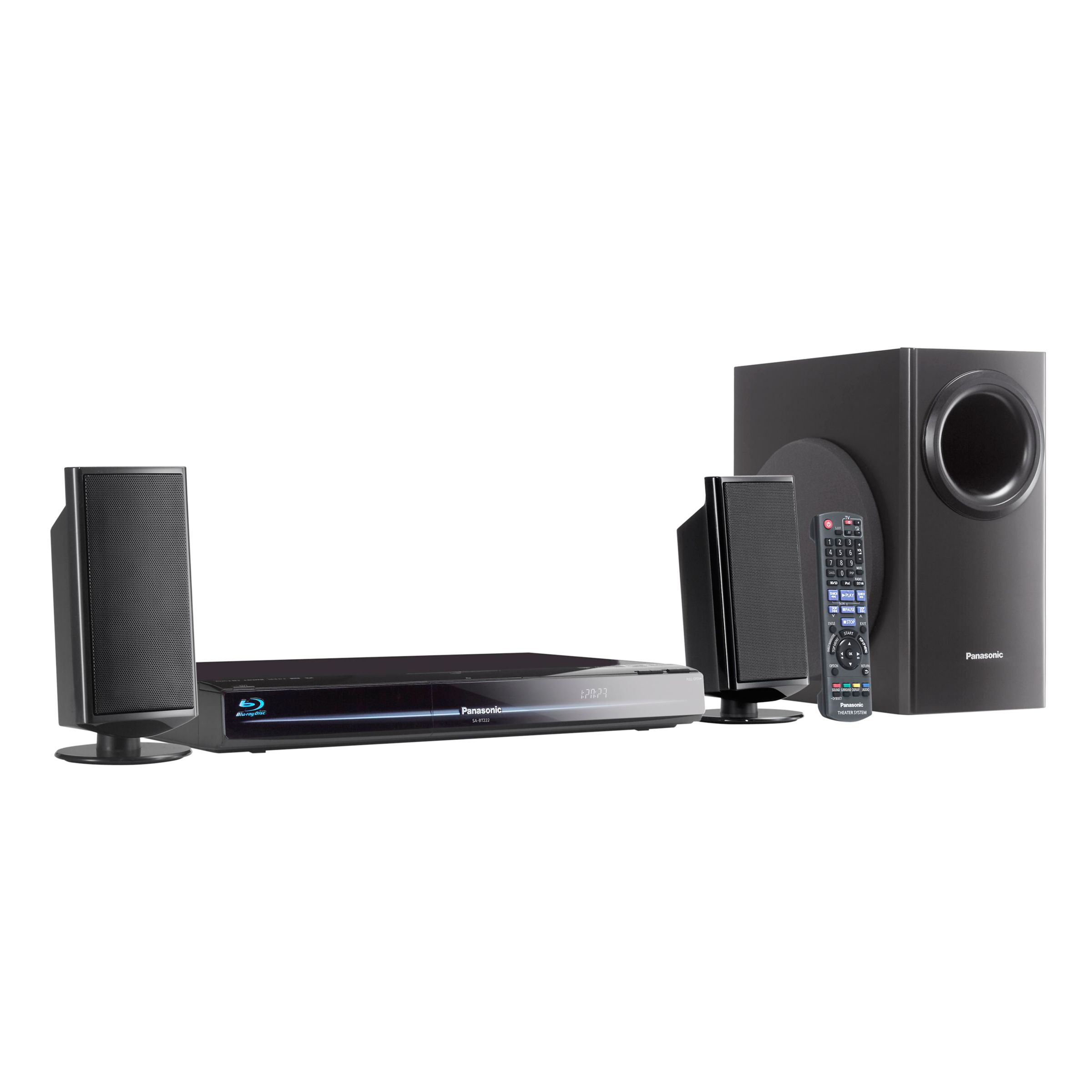 Panasonic SC-BT222EB-K Blu-ray Home Cinema System at John Lewis