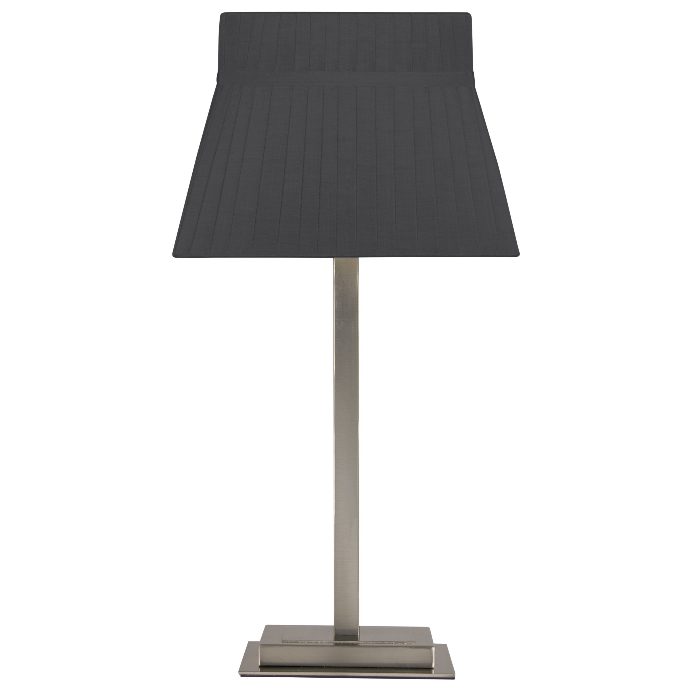 John Lewis Audrey Square Shade Table Lamp, Black
