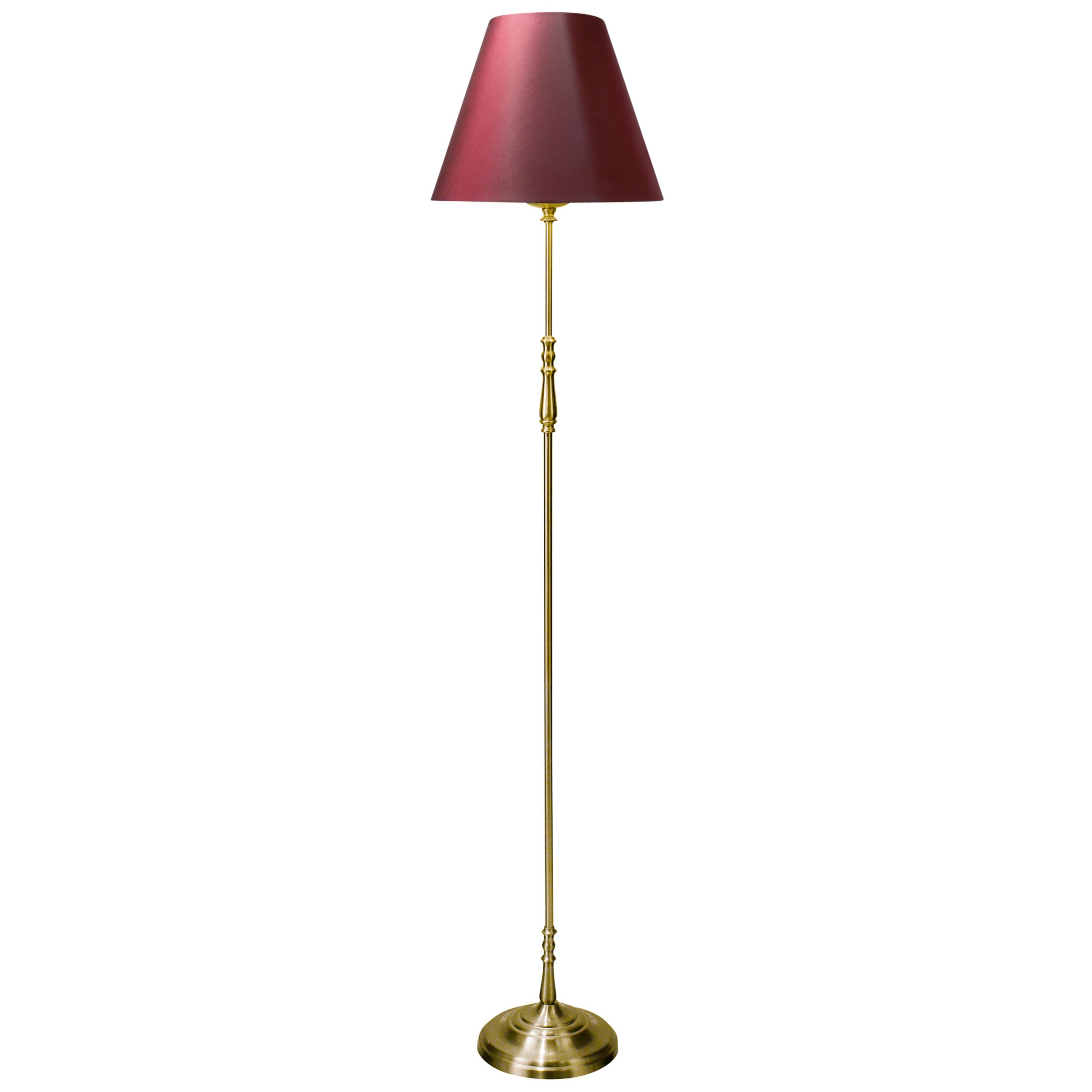 John Lewis Sloane Floor Lamp, Claret