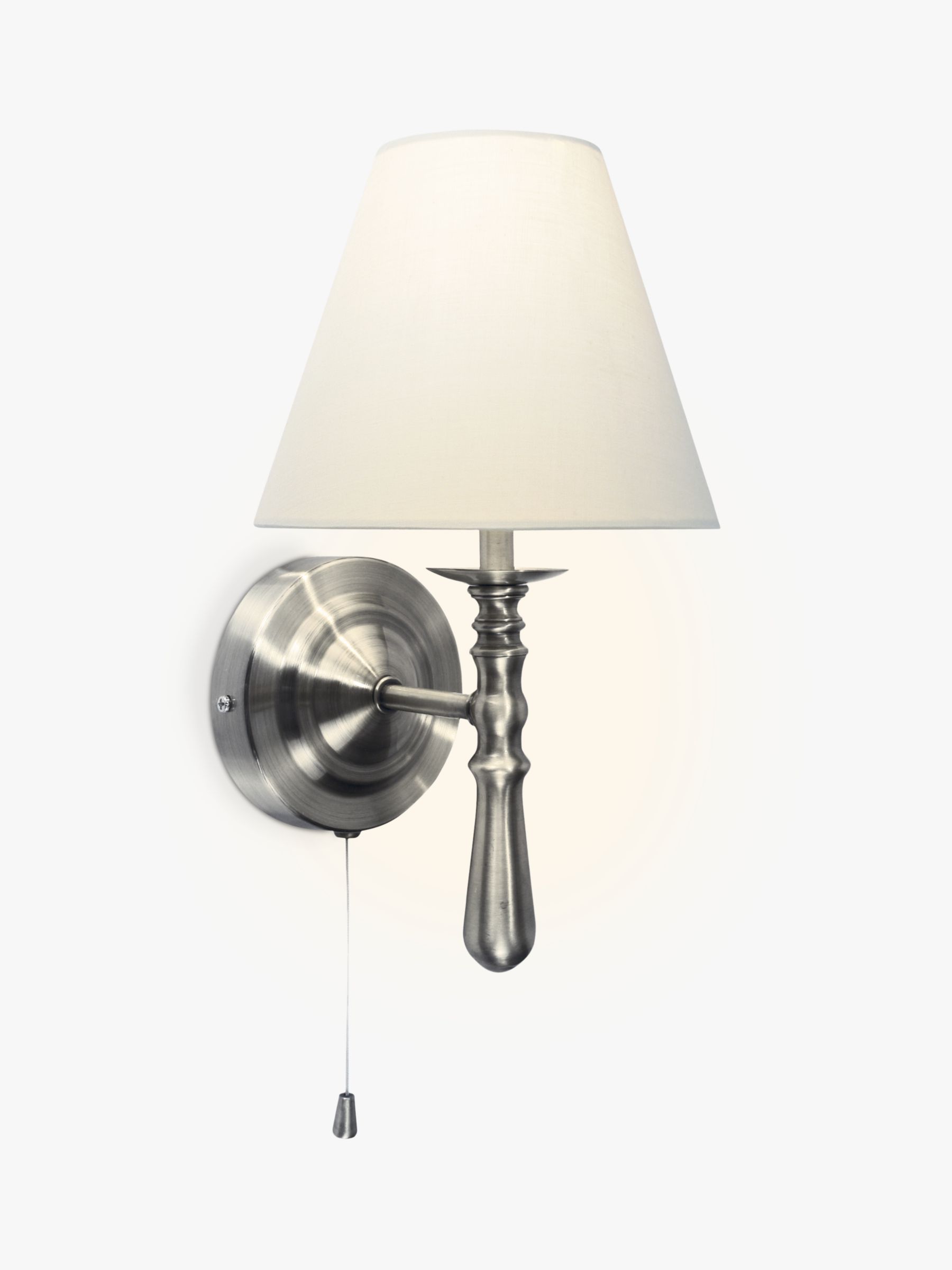 Sloane Wall Light, Satin Nickel