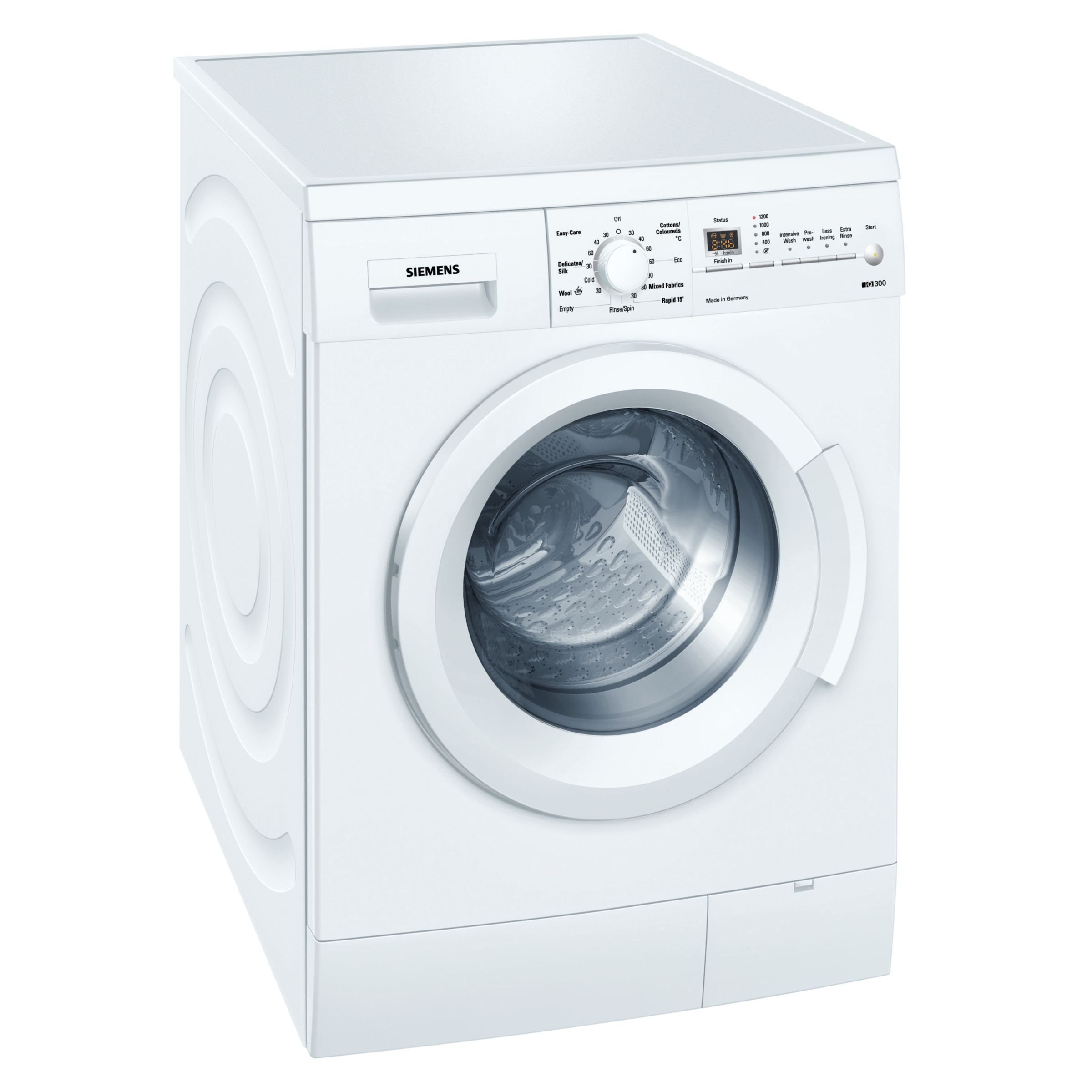 Siemens WM12P360GB Washing Machine, White at John Lewis