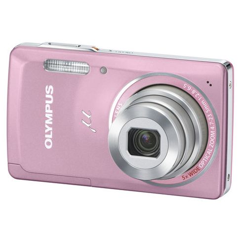 Olympus Mju 5010 Digital Camera, Pink at John Lewis