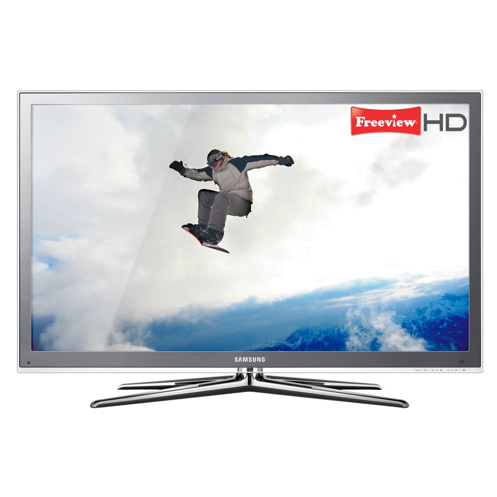 Samsung UE55C8000X LED HD 1080p 3D Ready TV, 55, Built-in Freeview HD with FREE Blu-ray Disc Player