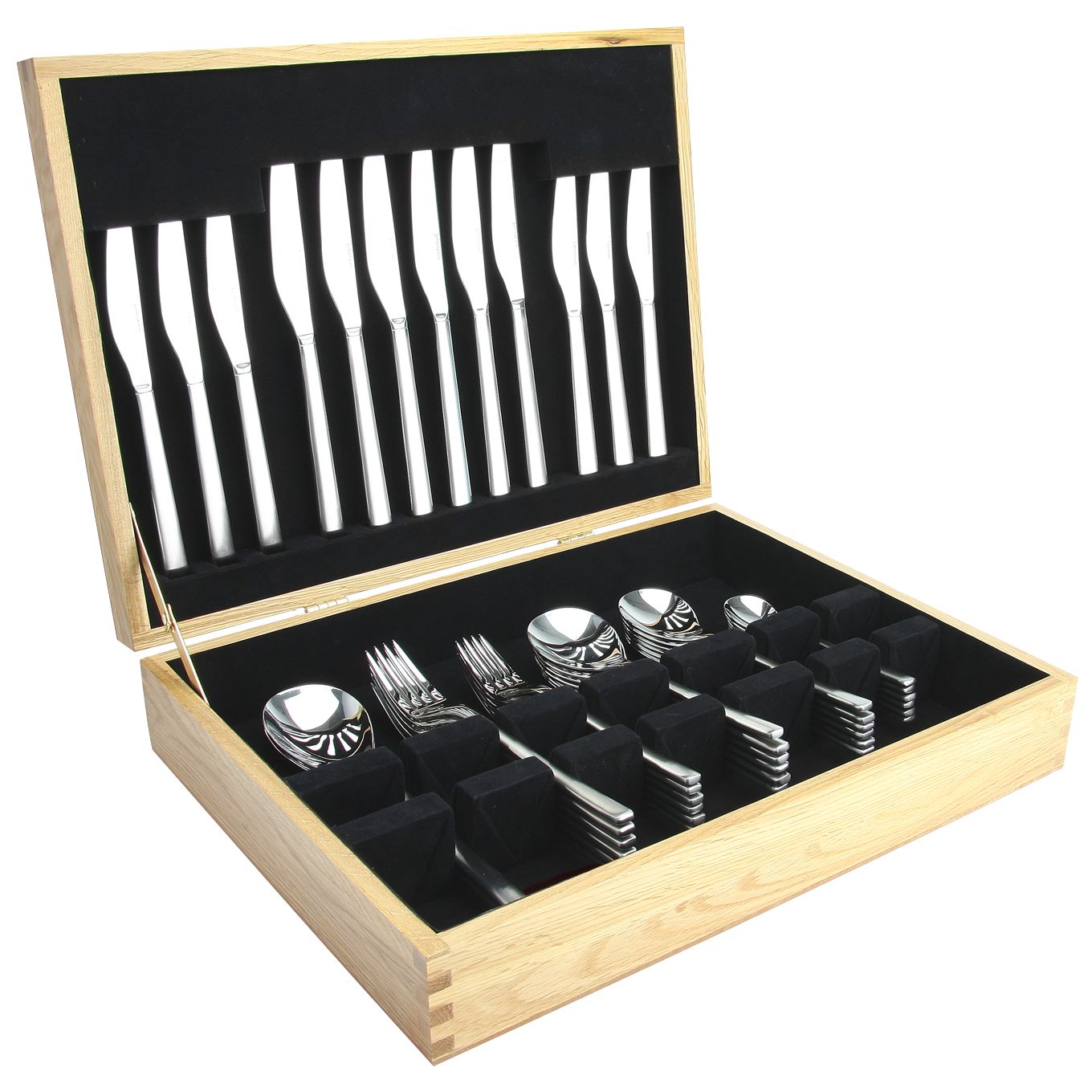 John Lewis Contrast 44 Piece Cutlery Set at John Lewis