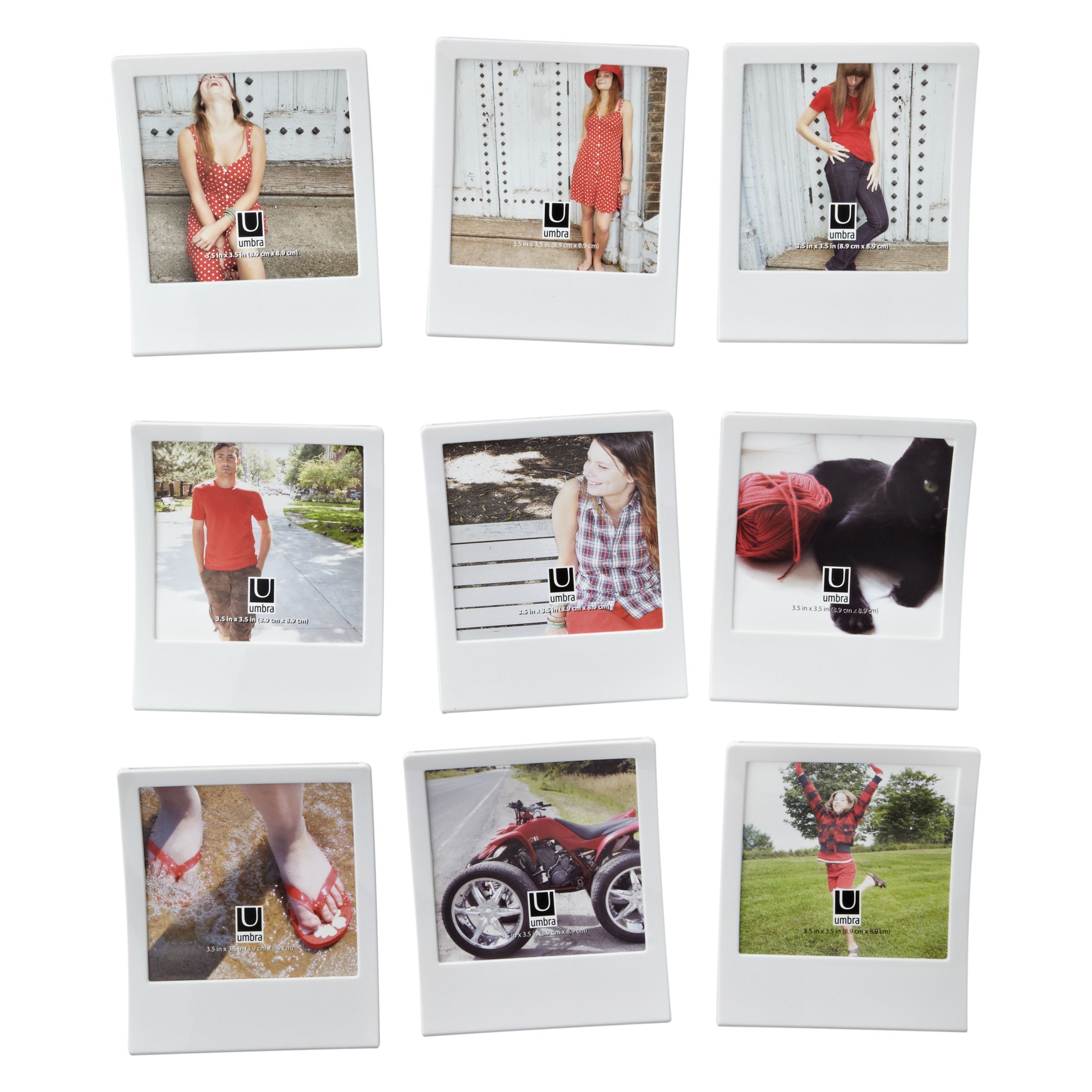 Umbra Snap Photo Frames, Set of 9