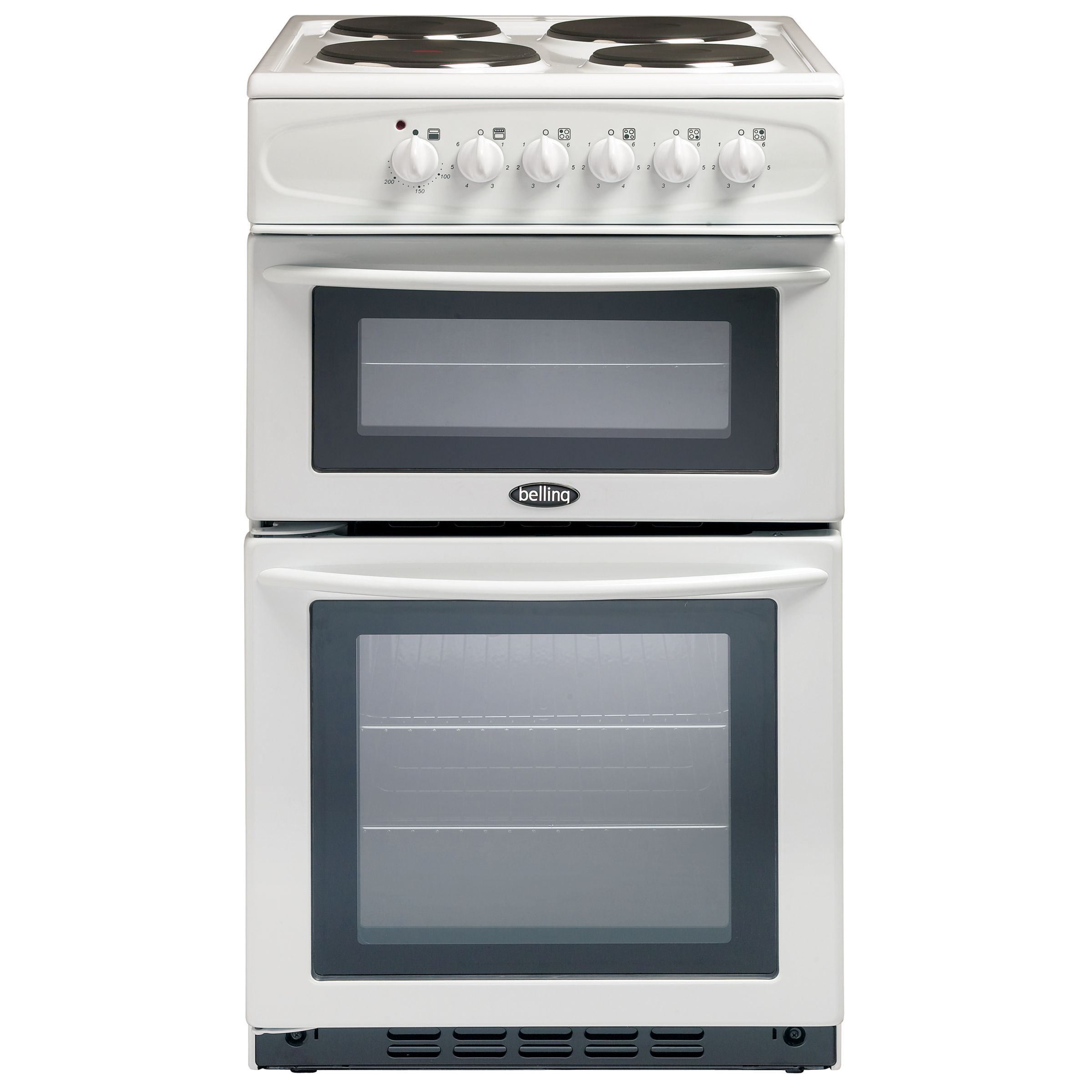 Belling 335 Electric Cooker, White at John Lewis