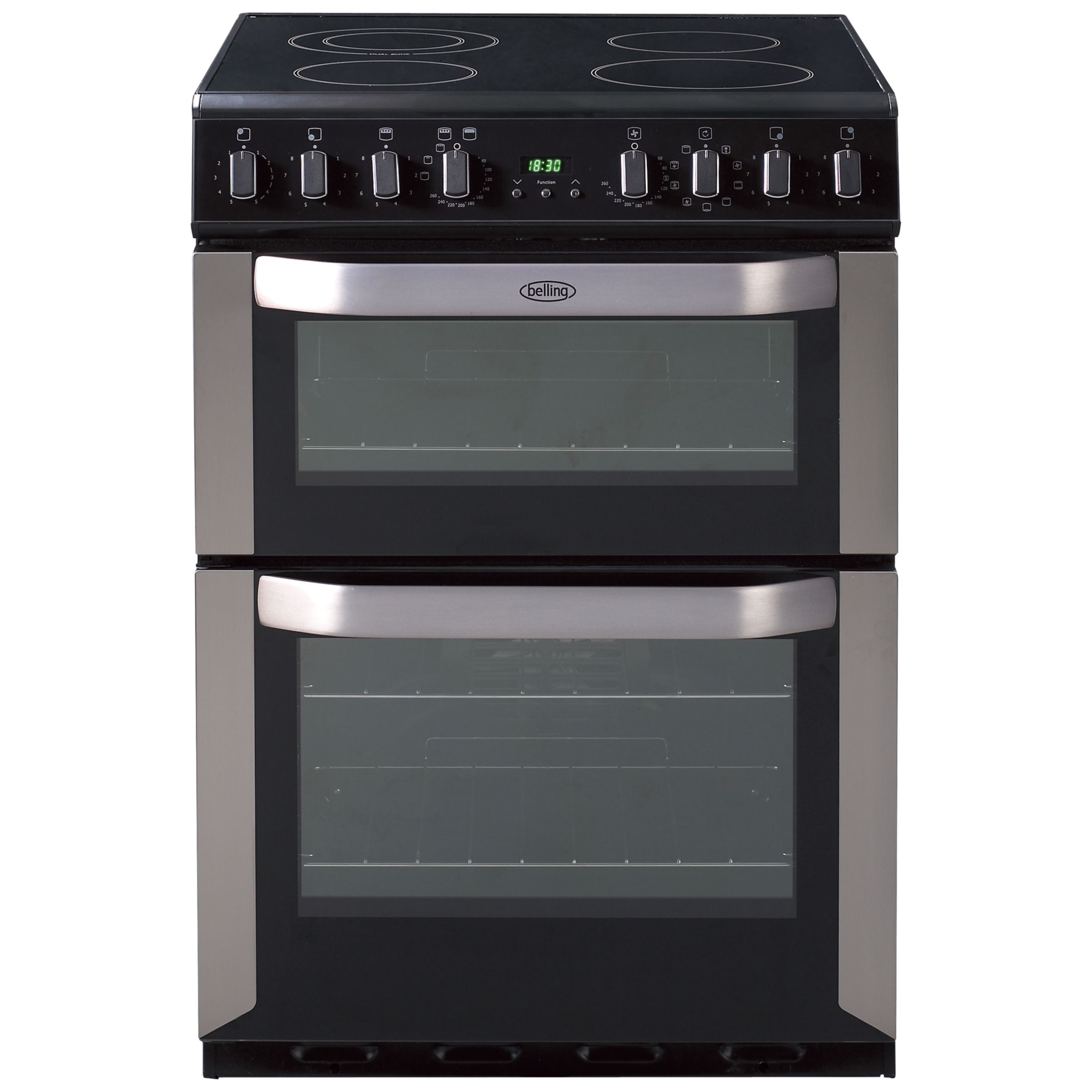 Belling FSE60MF Electric Cooker, Stainless Steel