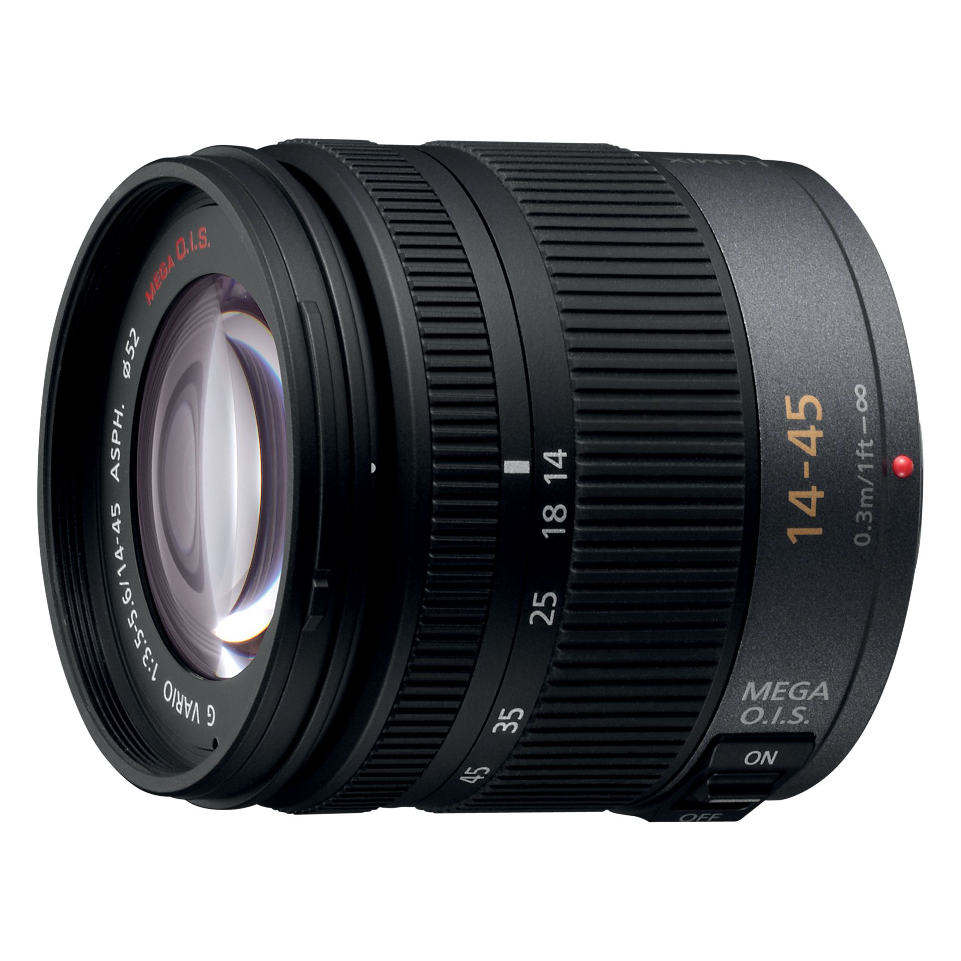 Panasonic H-FS014045E 14-45mm Micro Four Thirds Standard Zoom Lens at John Lewis