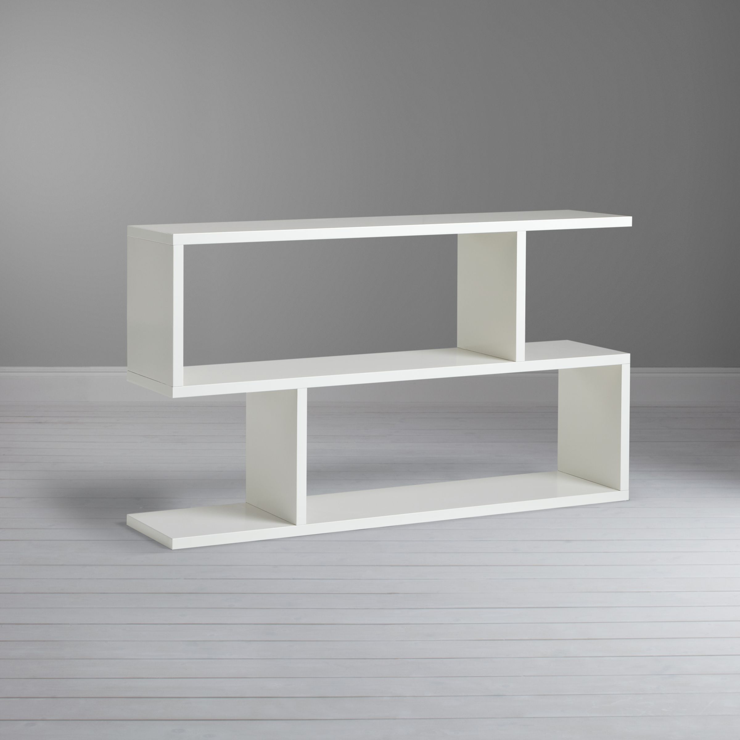 Content by Conran Balance Console Table/Low Shelving, White at John Lewis