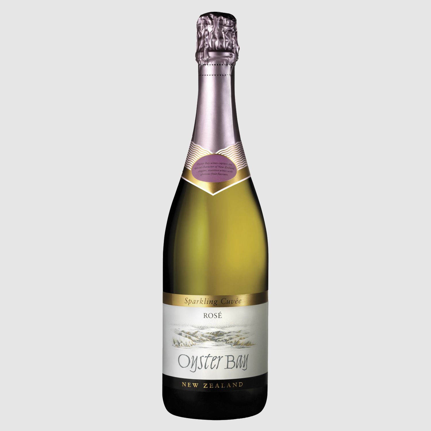 Oyster Bay Sparkling Cuvée Rosé NV Hawkes Bay, New Zealand, Sparkling Wine 