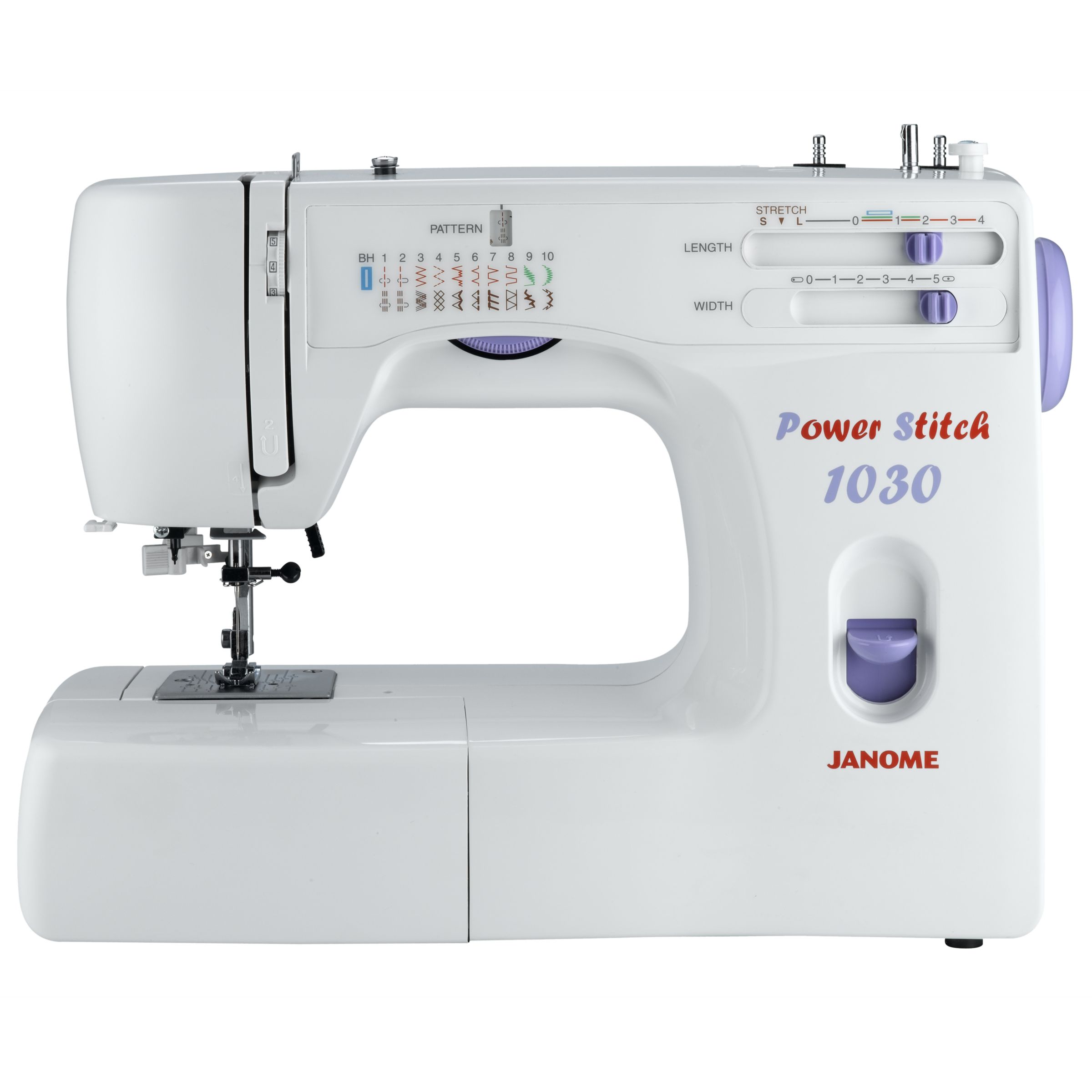 toyota sesm21 sewing machine red and white #3