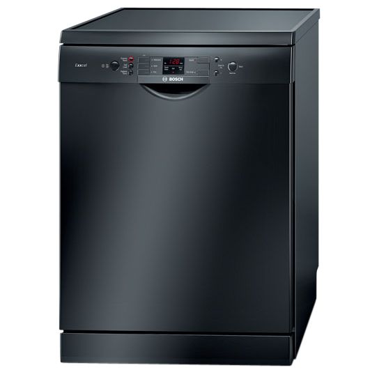 Bosch Exxcell SMS53E16GB Dishwasher, Black at JohnLewis