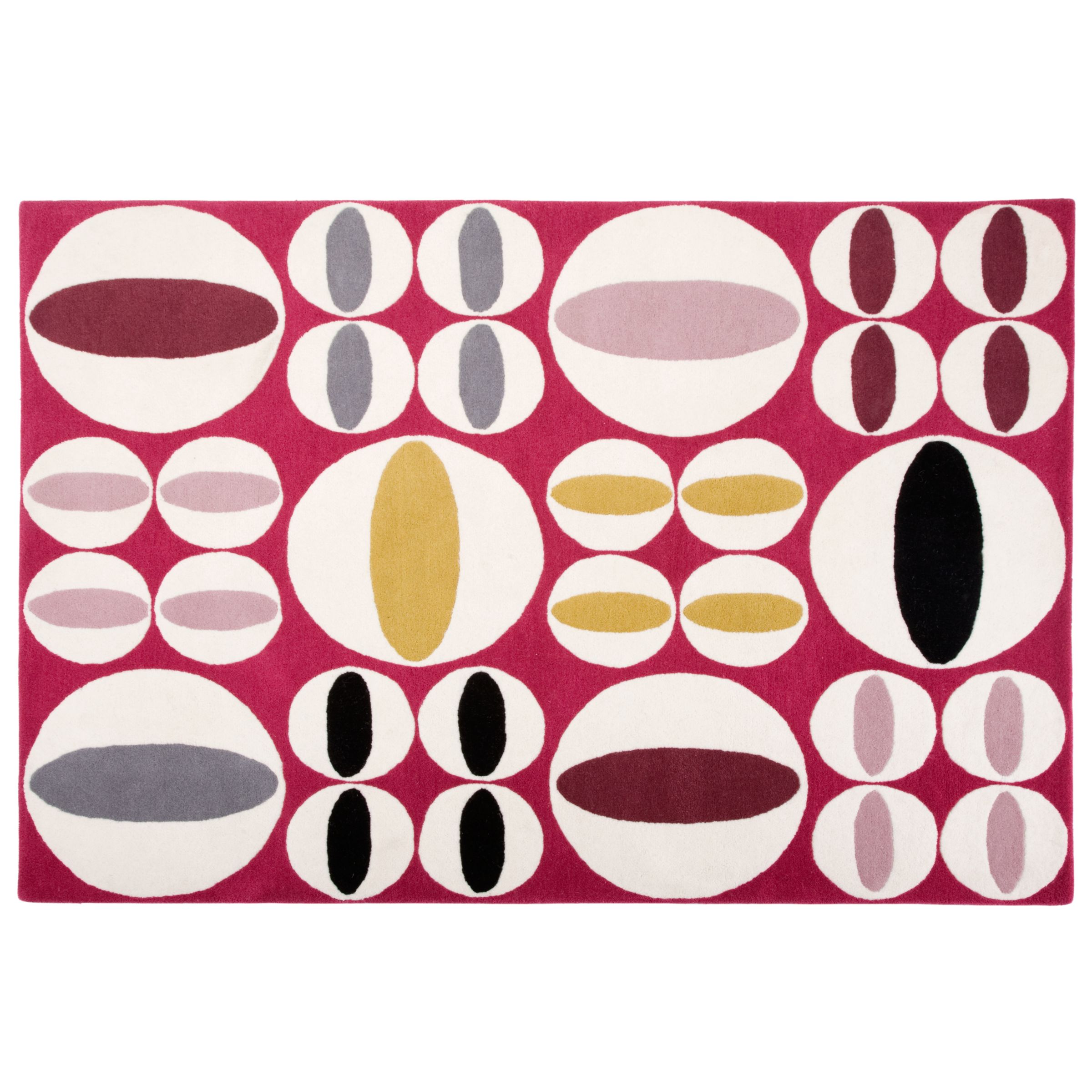 John Lewis Topsy Turvy Rug, Magenta at JohnLewis