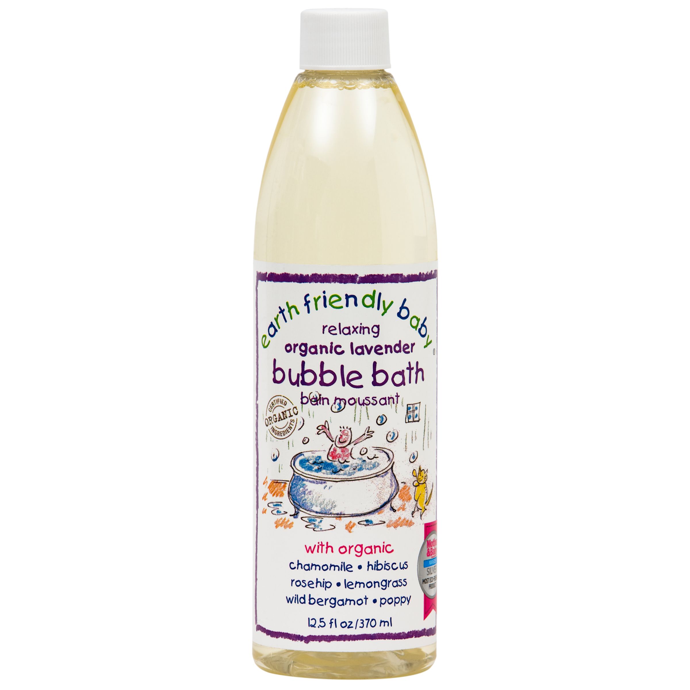 Earth Friendly Baby Lavender Bubble Bath, 370ml