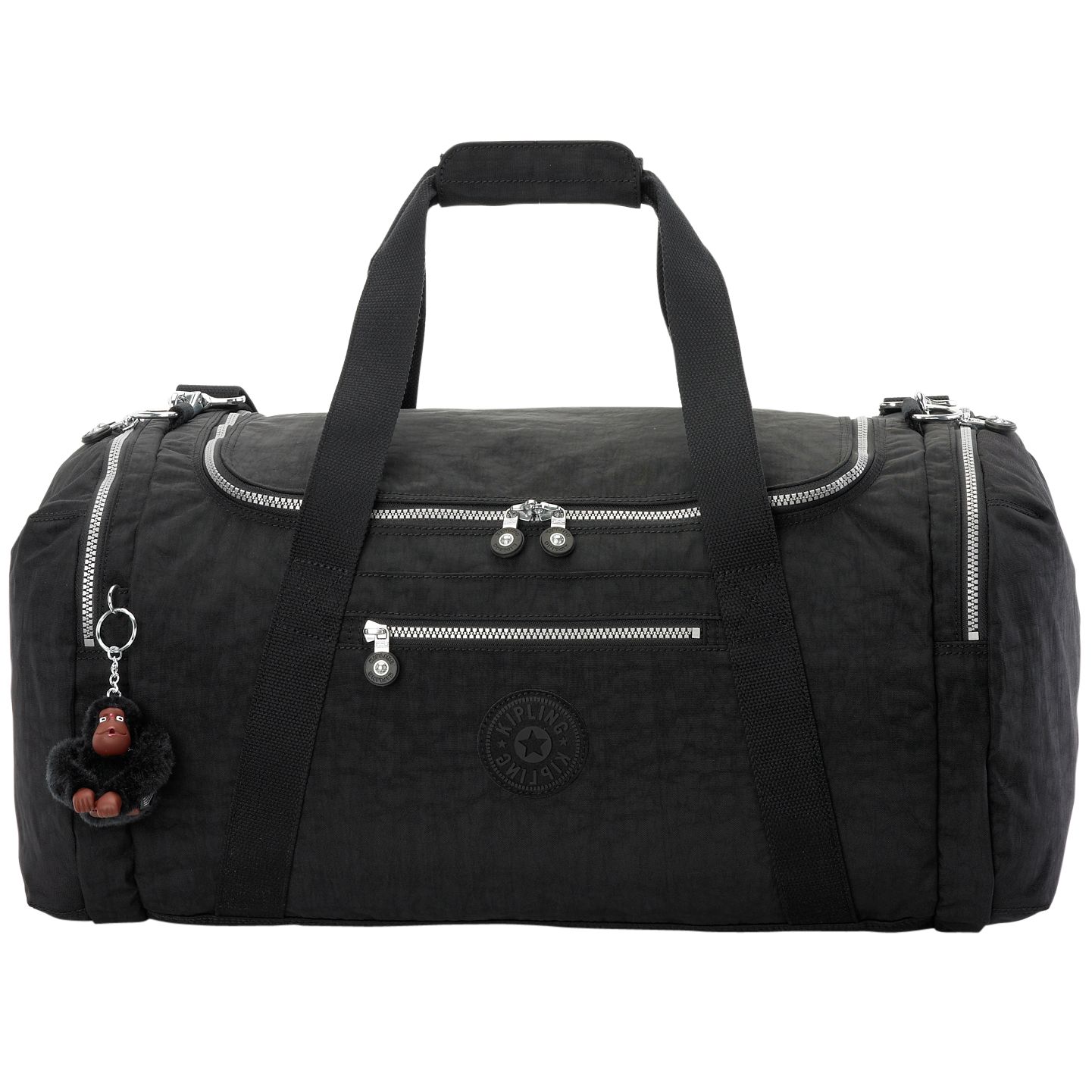 Kipling Oroi Nylon Holdall, Black, M