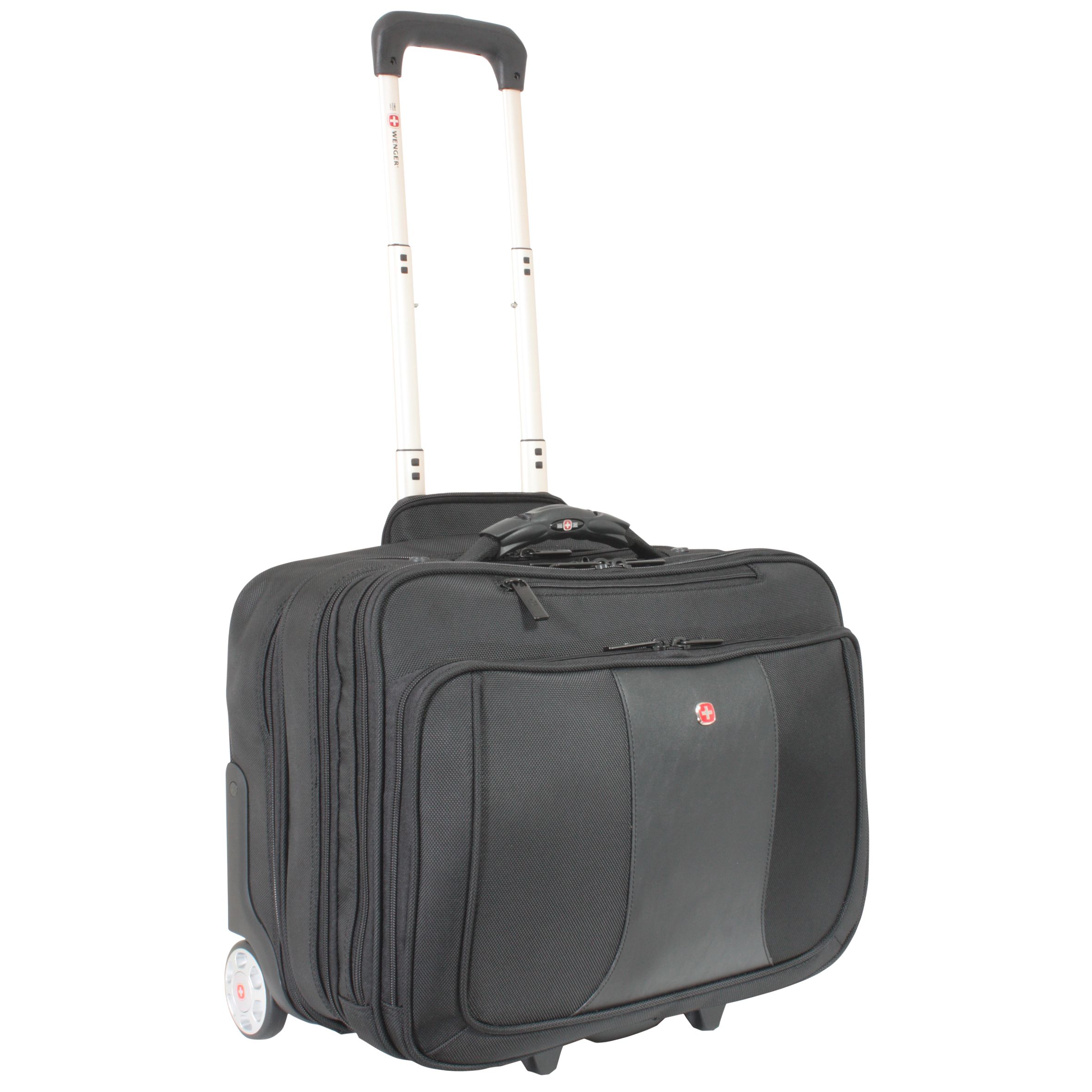 Wenger Anson Laptop Business Trolley Case, Black at John Lewis