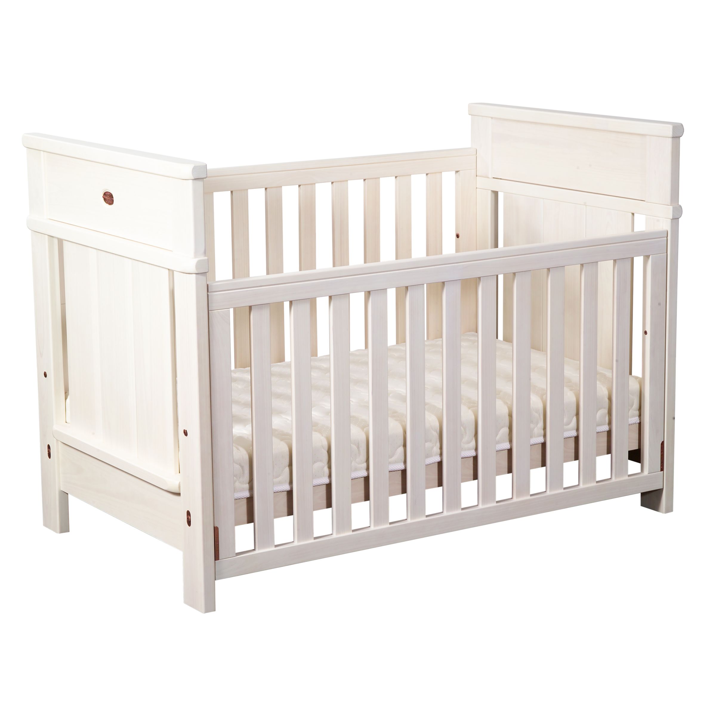 Boori Newport Cotbed, Soft White at John Lewis