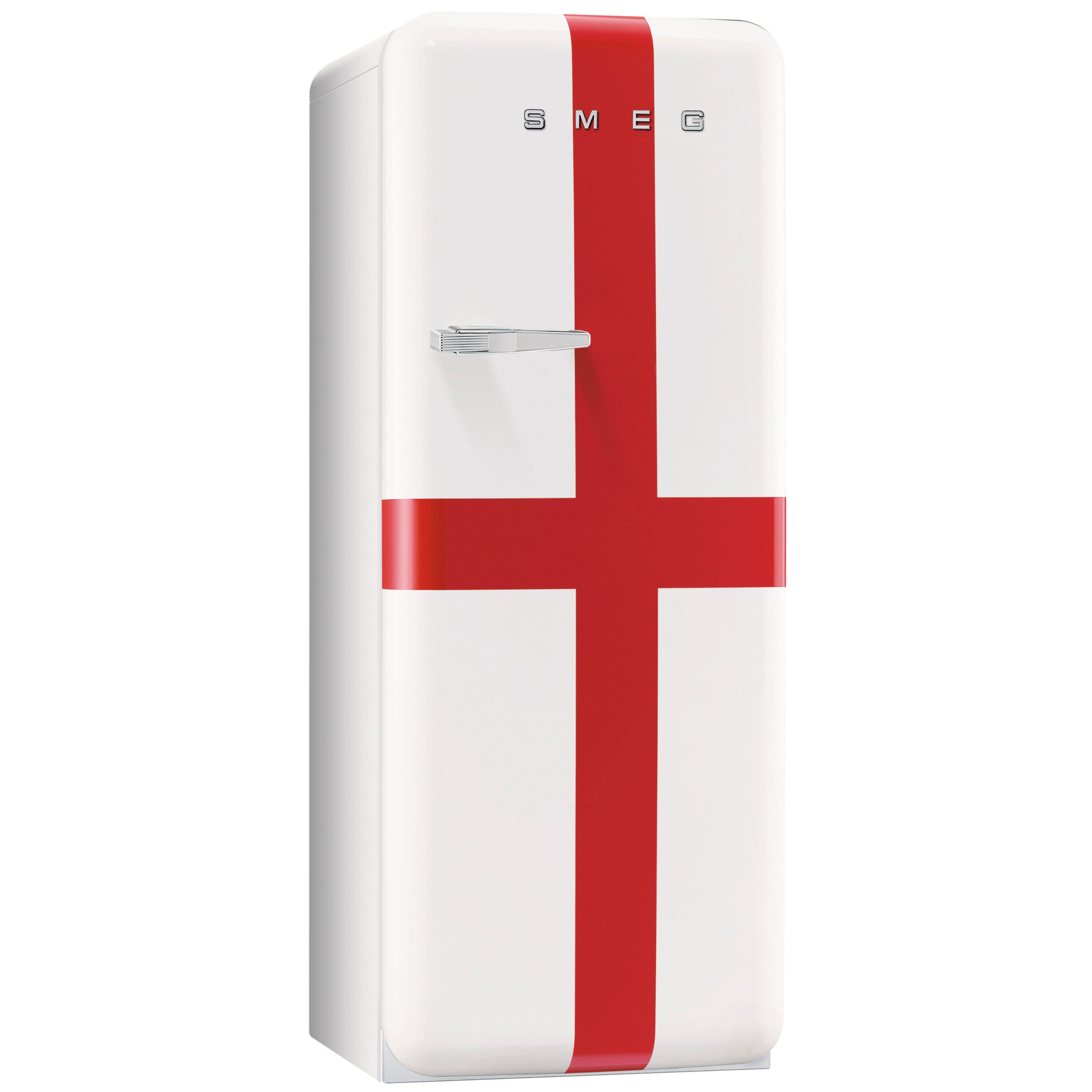 Smeg FAB28QSG Fridge, English Flag at John Lewis