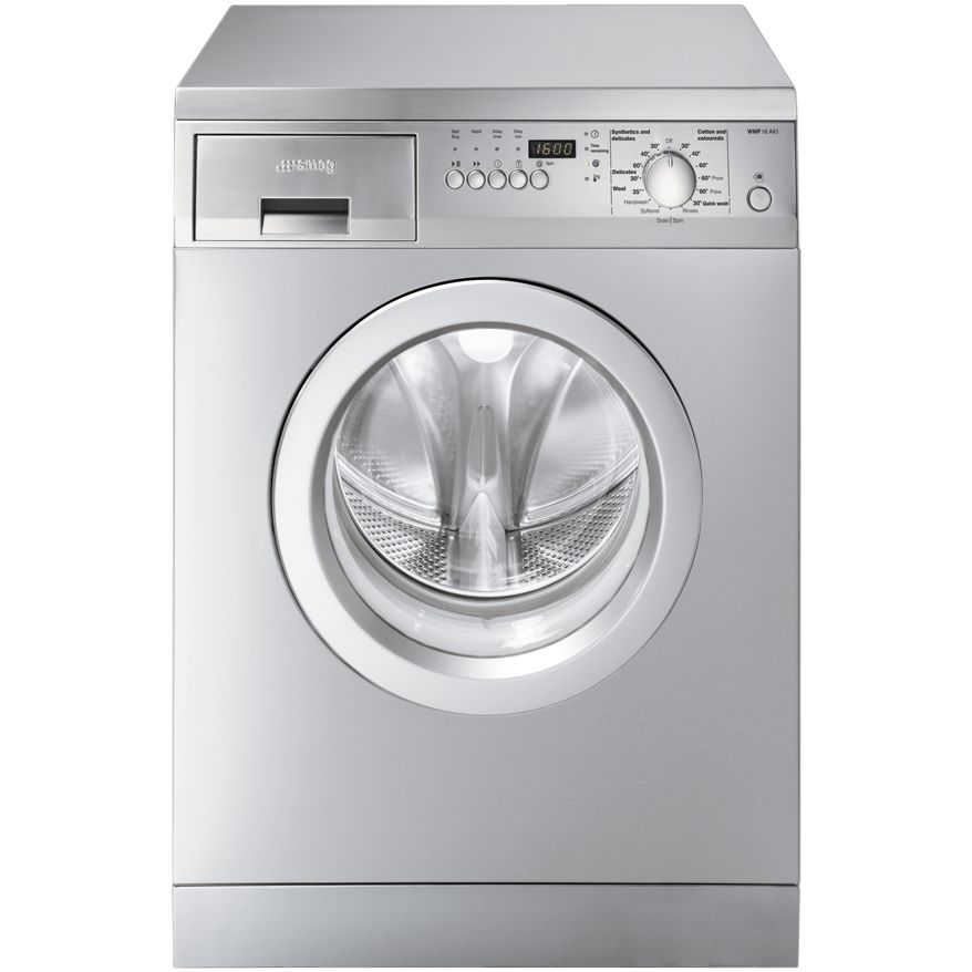 Smeg WMF16AX1 Washing Machine, Stainless Steel