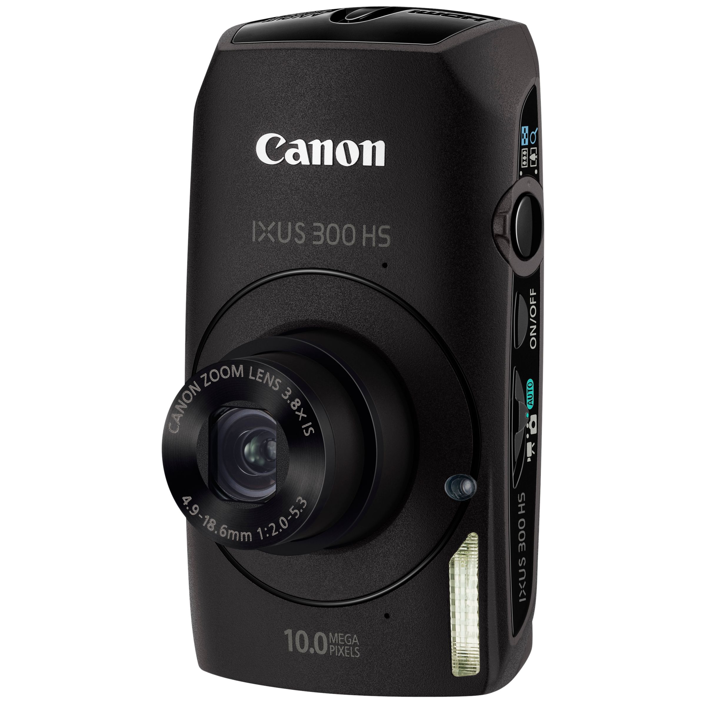 Canon IXUS 300 HS Digital Camera, Black at John Lewis