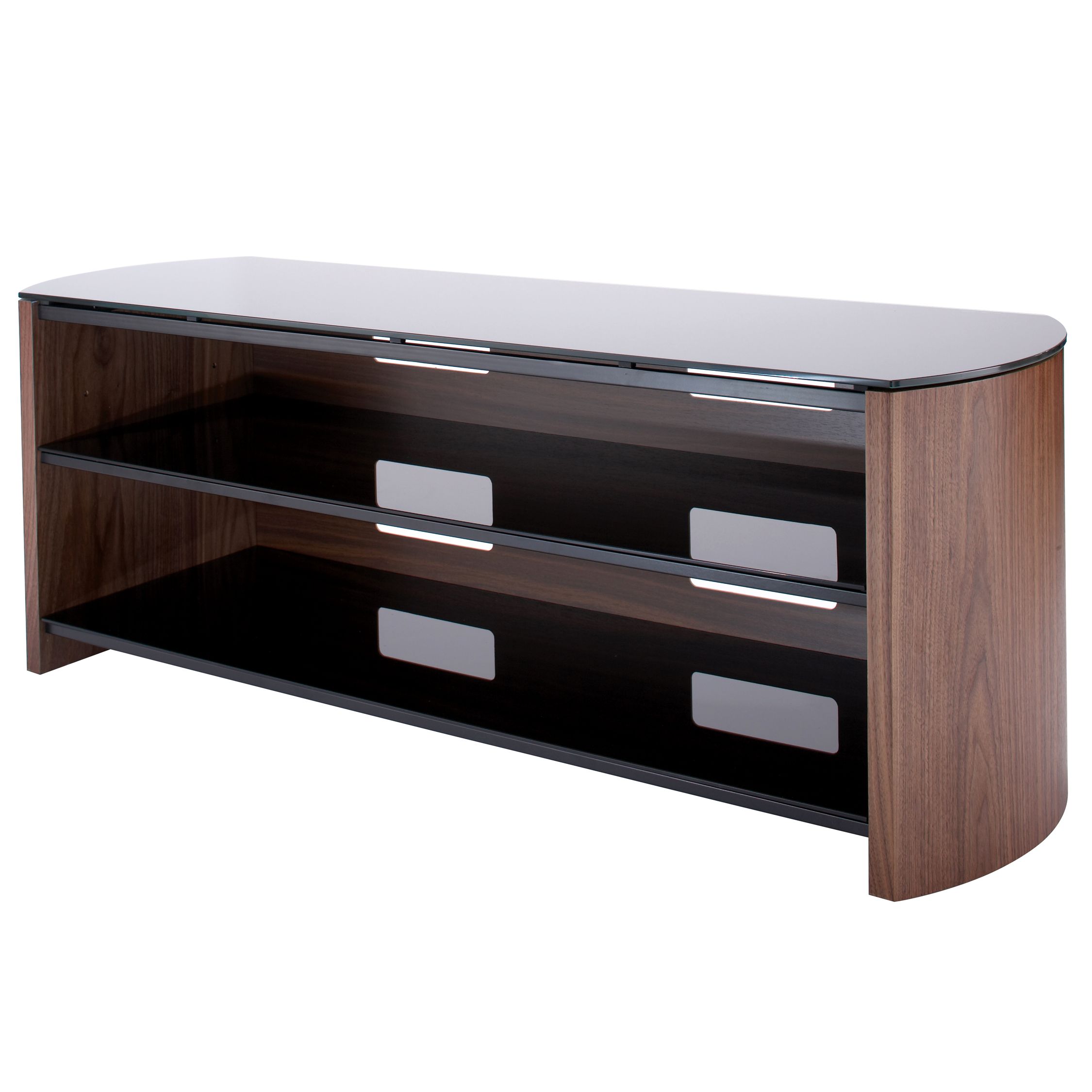 Alphason Finewoods FW1100-W/B Television Stand, Walnut at John Lewis