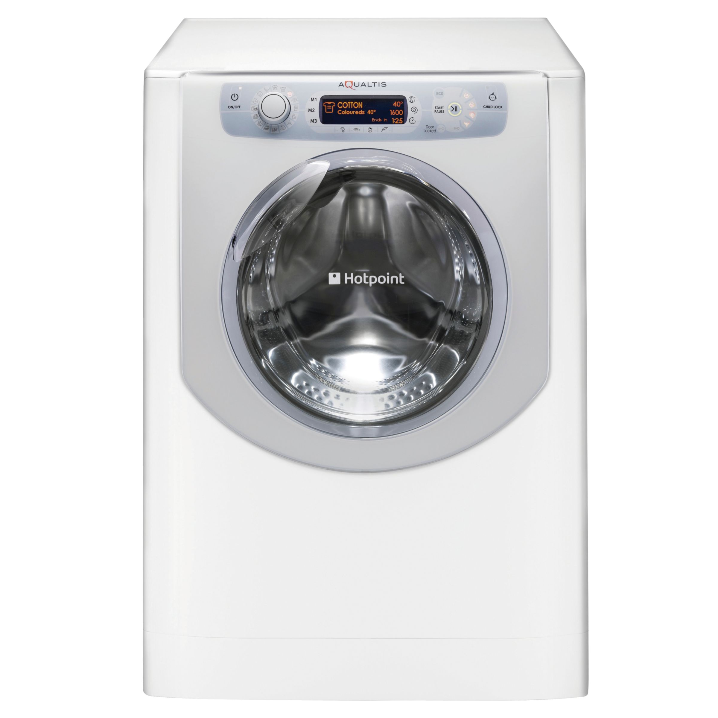 Hotpoint Aqualtis AQ9D692IV Washing Machine, White at John Lewis