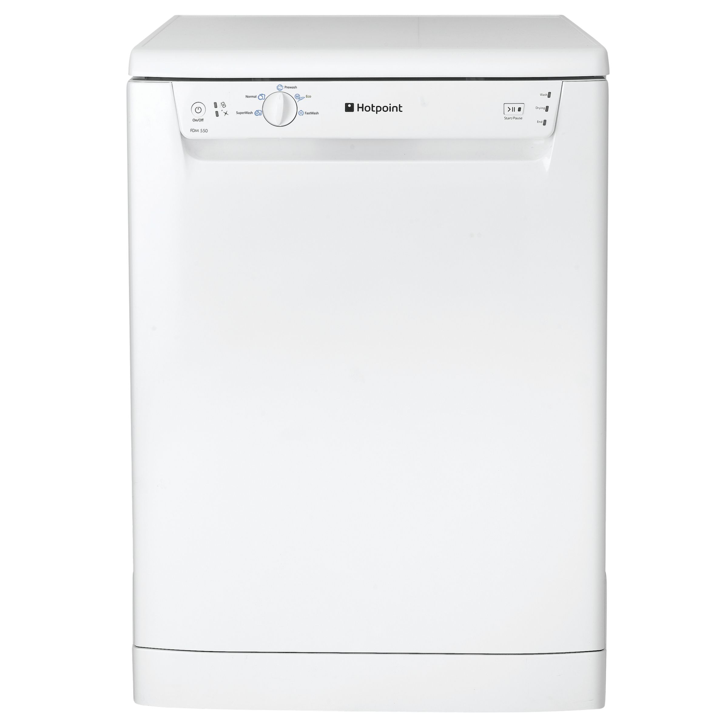 Hotpoint FDM550P Dishwasher, White at John Lewis