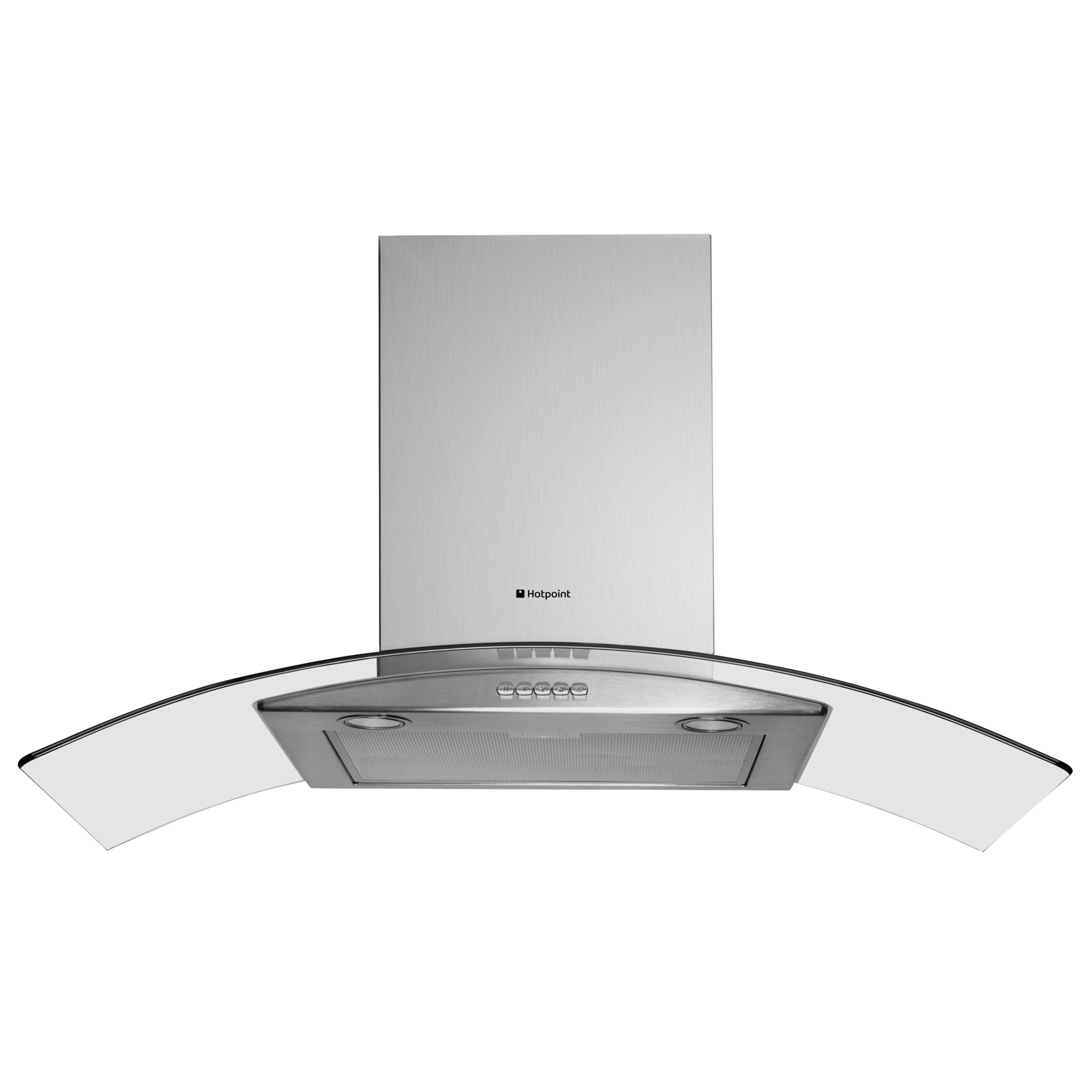 Hotpoint HTC9T Chimney Hood, Stainless Steel at John Lewis