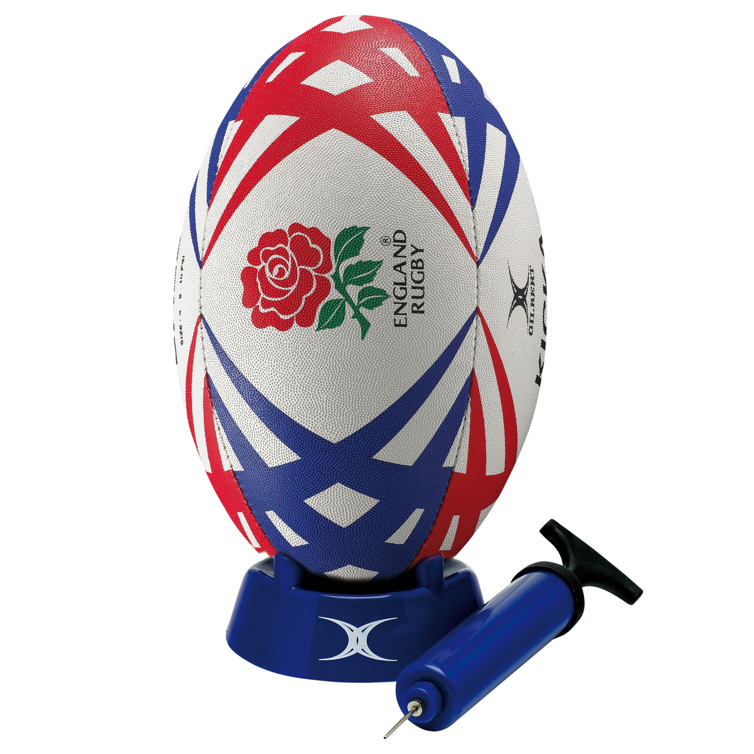 Gilbert England Rugby Starter Pack, Red/Blue/White