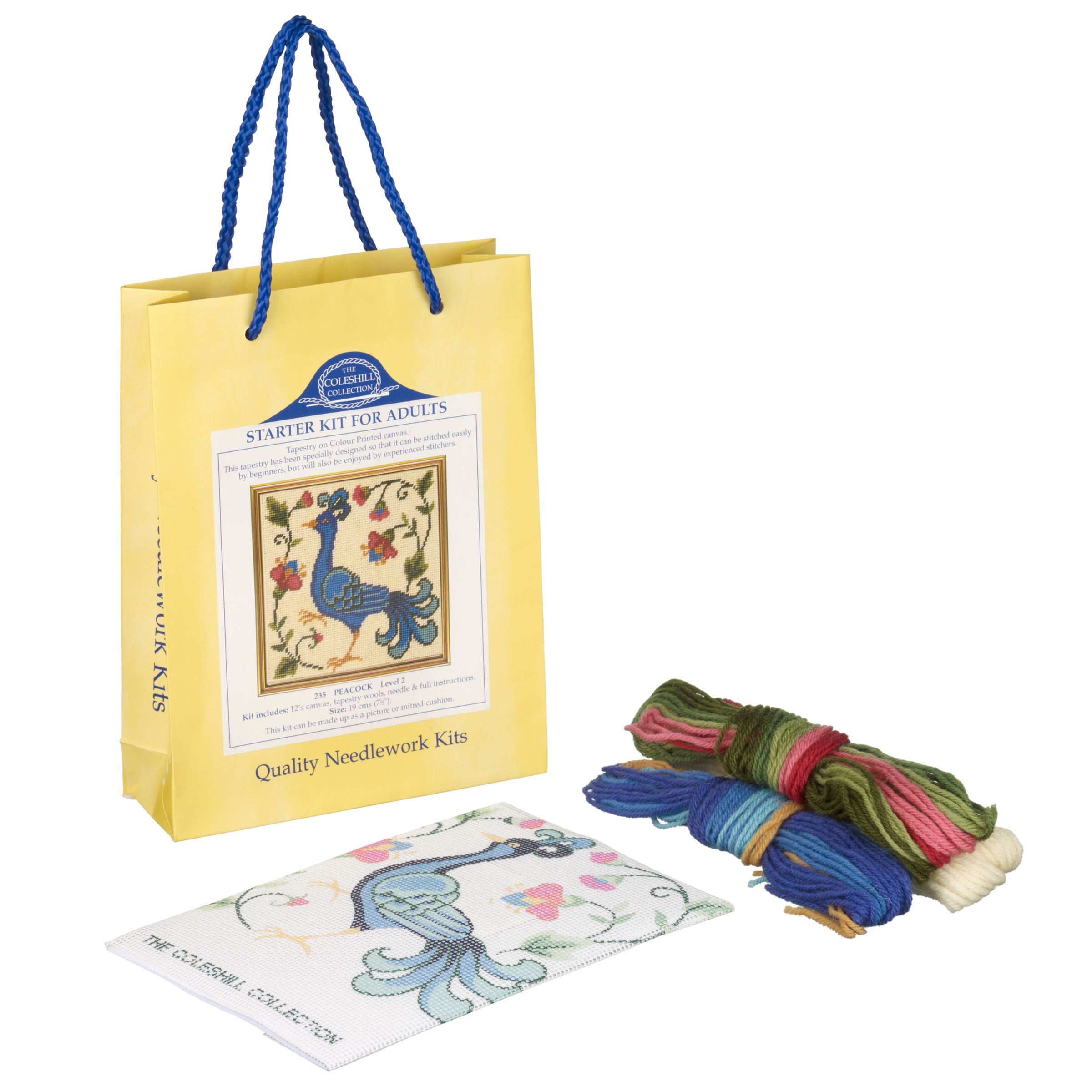 The Coleshill Collection Peacock Tapestry Kit