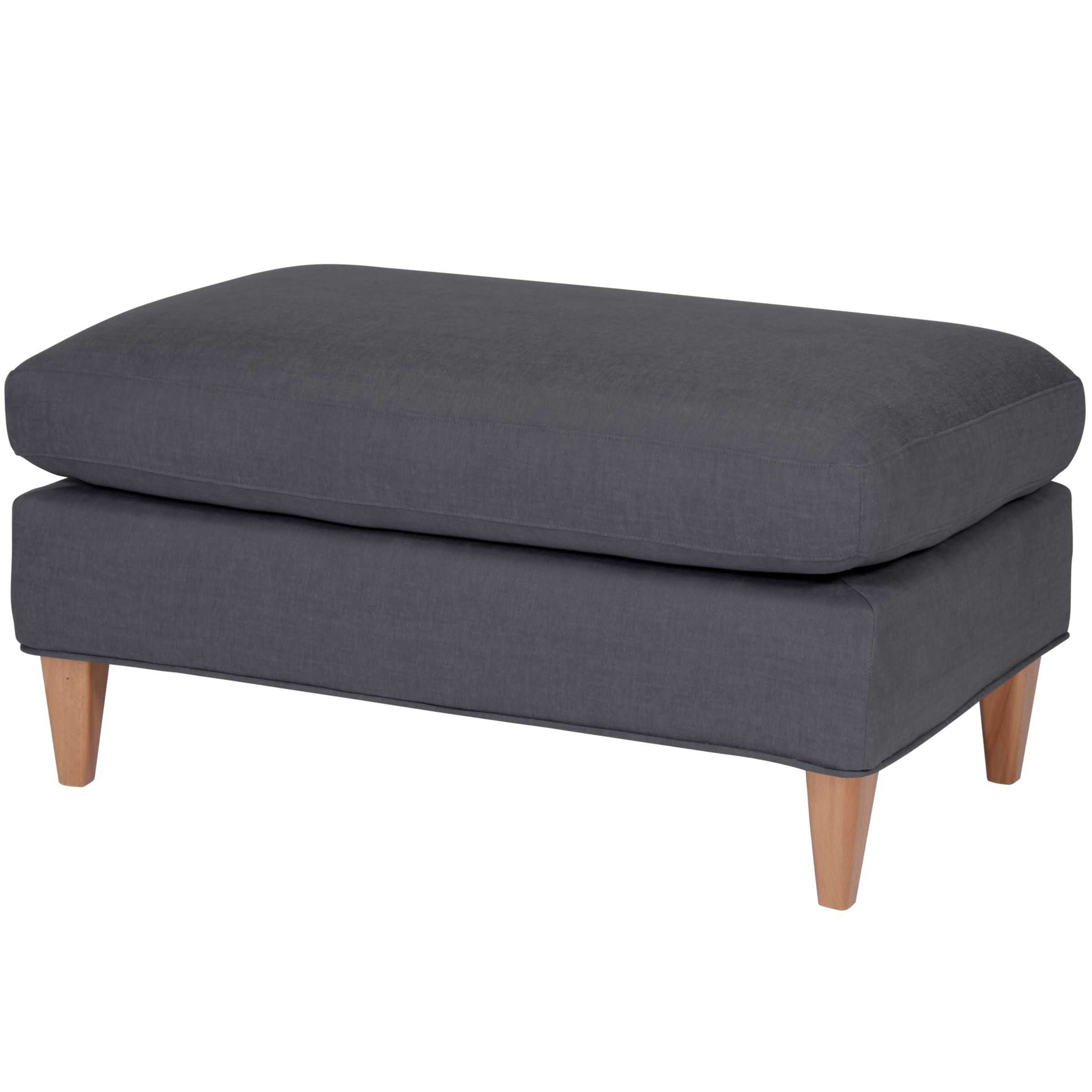 John Lewis Bailey Footstool, Steel at John Lewis