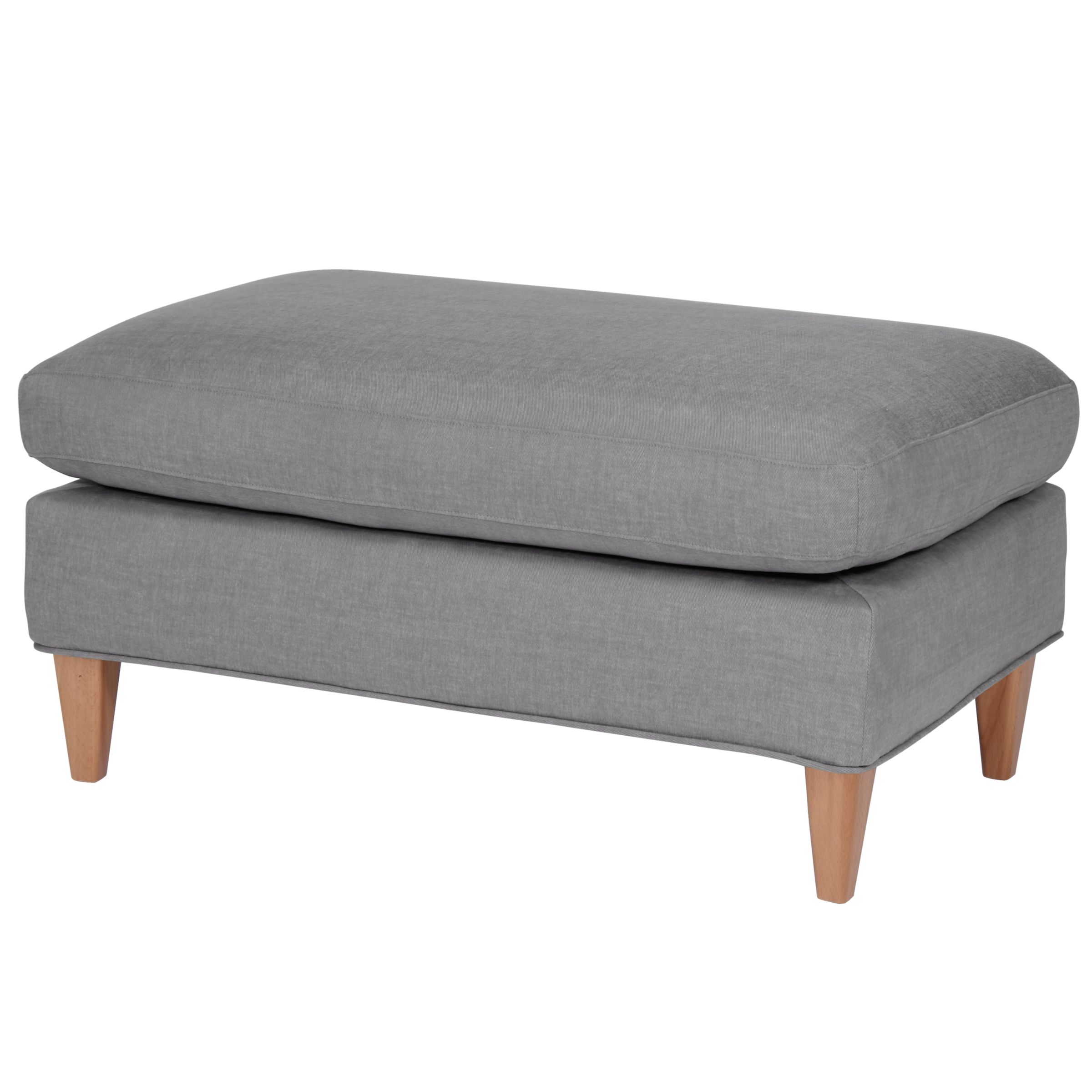 John Lewis Bailey Footstool, Grey at John Lewis